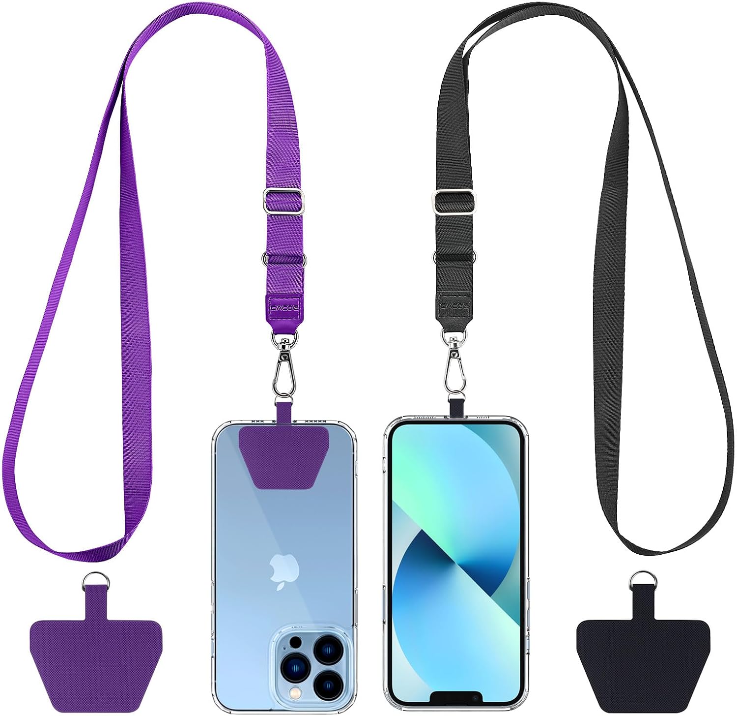 CACOE Universal Mobile Phone Chain, 2 Pcs Adjustable Collar ... - Image 2