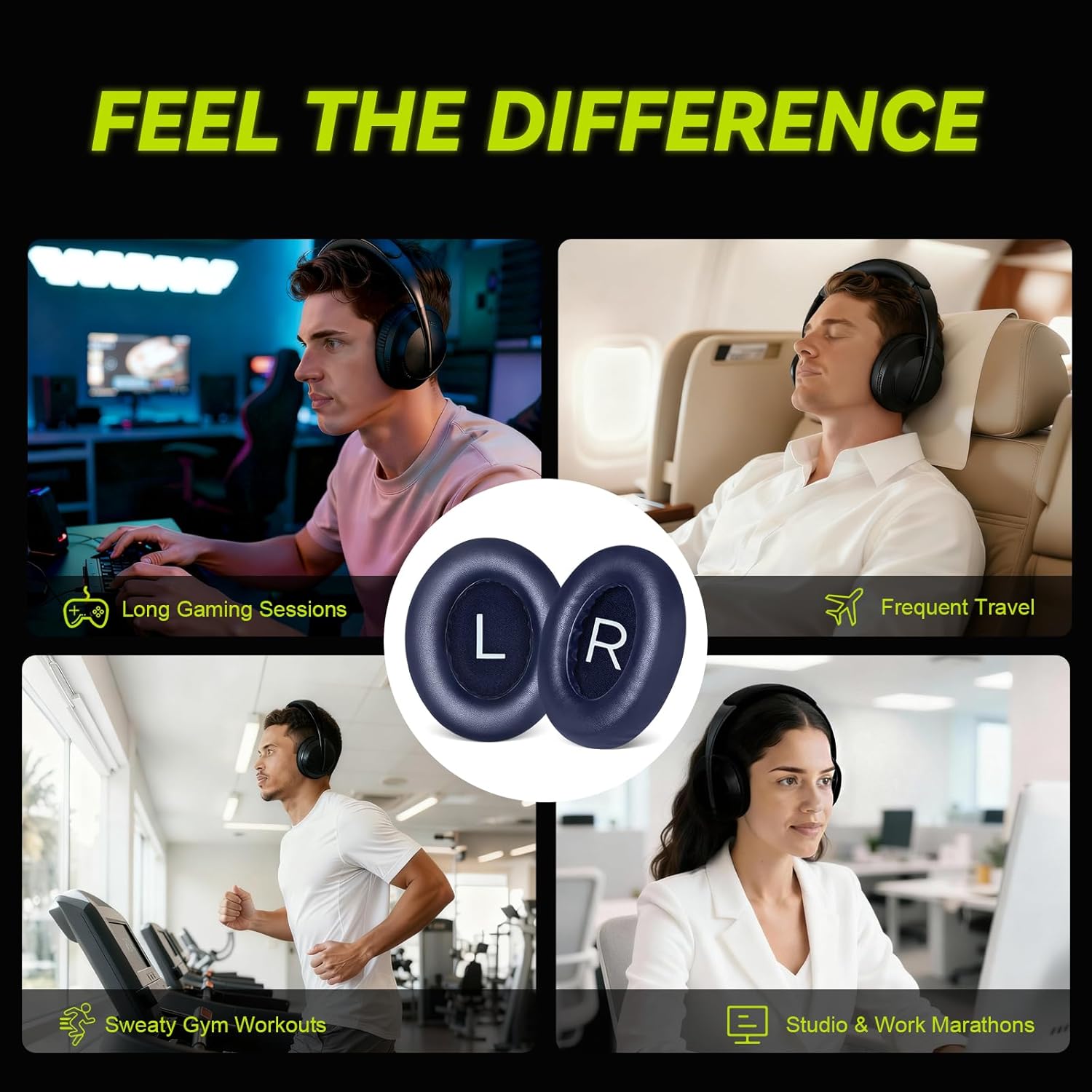 Aurivor Replacement Ear Pads Cushions for Bose Noise Cancell... - Image 7