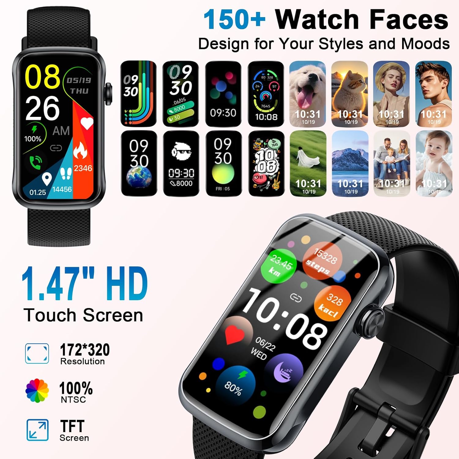 2026 Smart Watch for Men Women, 24/7 Healthy Fitness Tracker... - Image 3