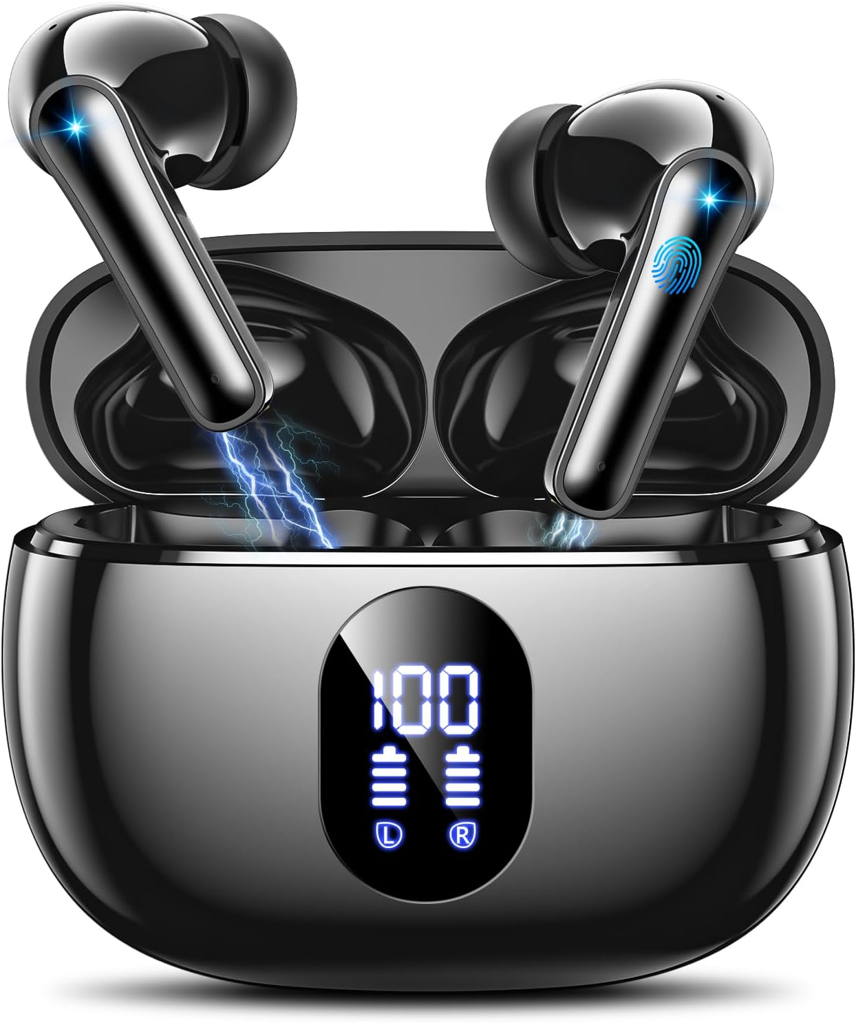 Wireless Earbuds, Bluetooth 5.4 Headphones in Ear 3D Bass St... - Image 2