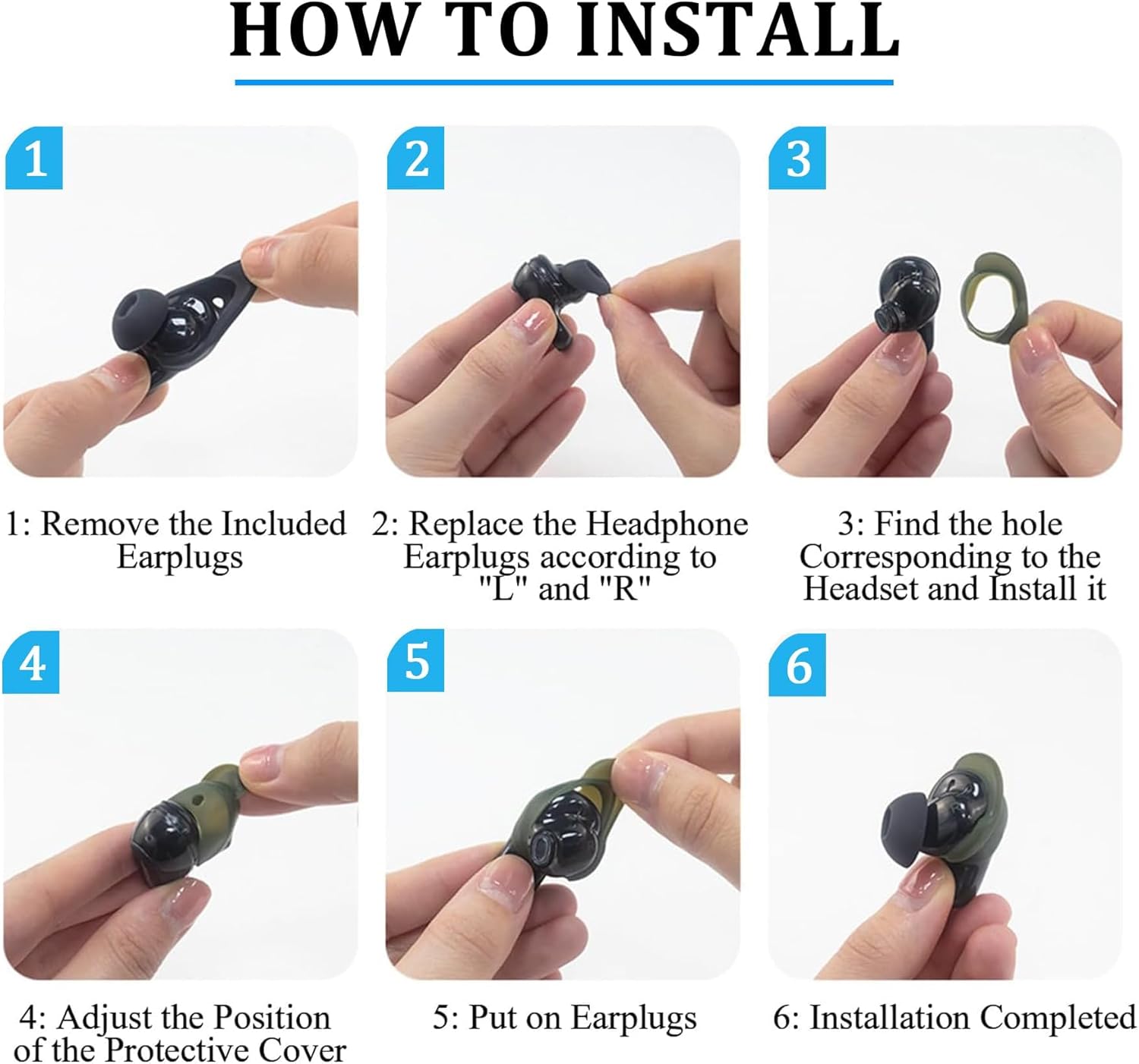 Adhiper Replacement QC Ultra Noise-Cancelling Eartips Compat... - Image 4