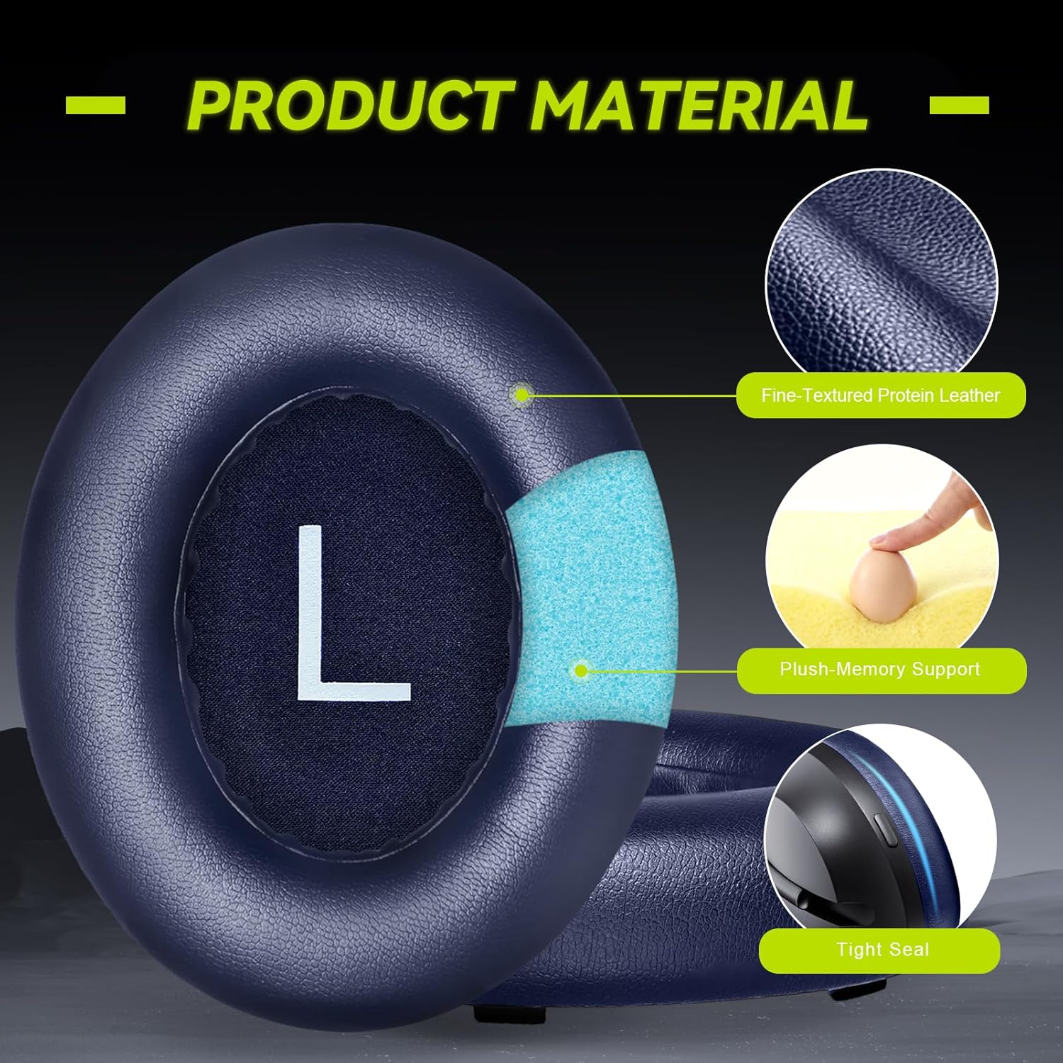 Aurivor Replacement Ear Pads Cushions for Bose Noise Cancell... - Image 4