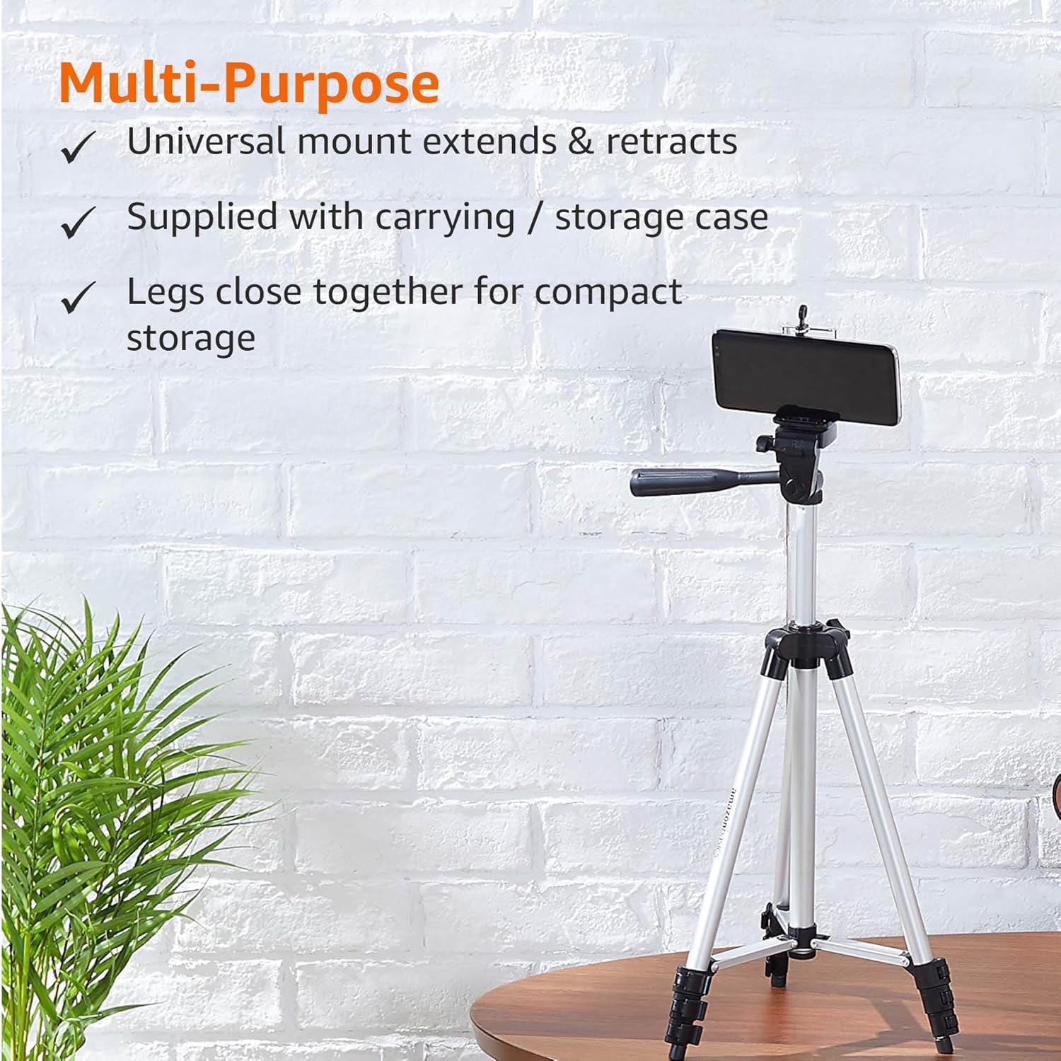 Amazon Basics 127 cm (50-Inch) Aluminium Universal Smartphon... - Image 7