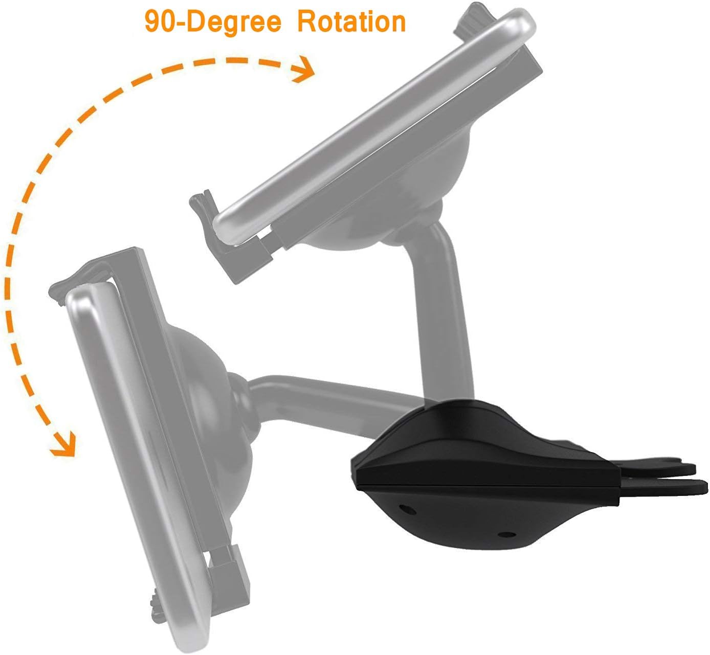CD Slot Car Phone Holder, Secure Sat Nav Cradle for Daily Co... - Image 7