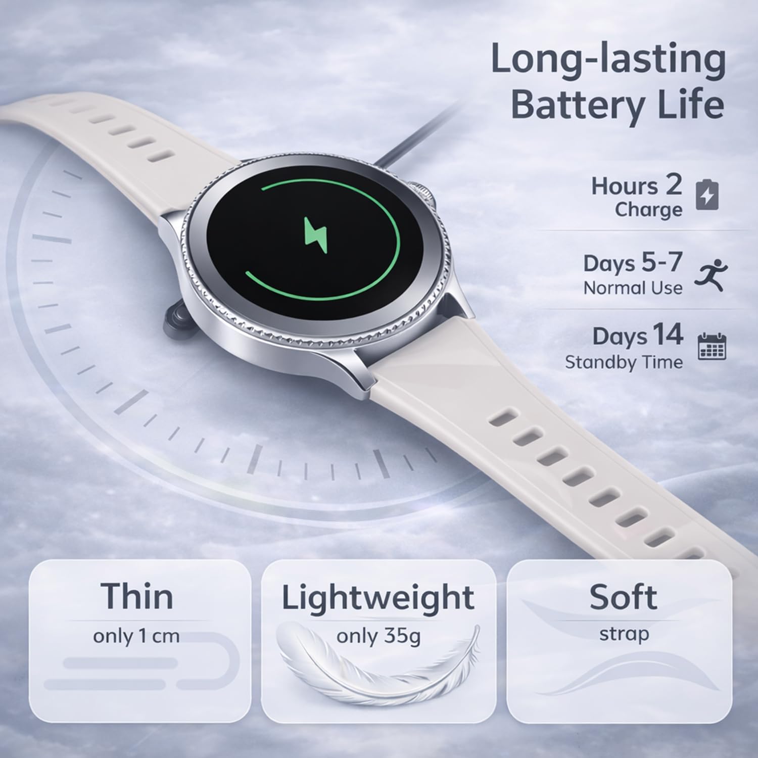 Smart Watch for Women Answer/Make Call, 1.27'' HD Fitness Wa... - Image 4