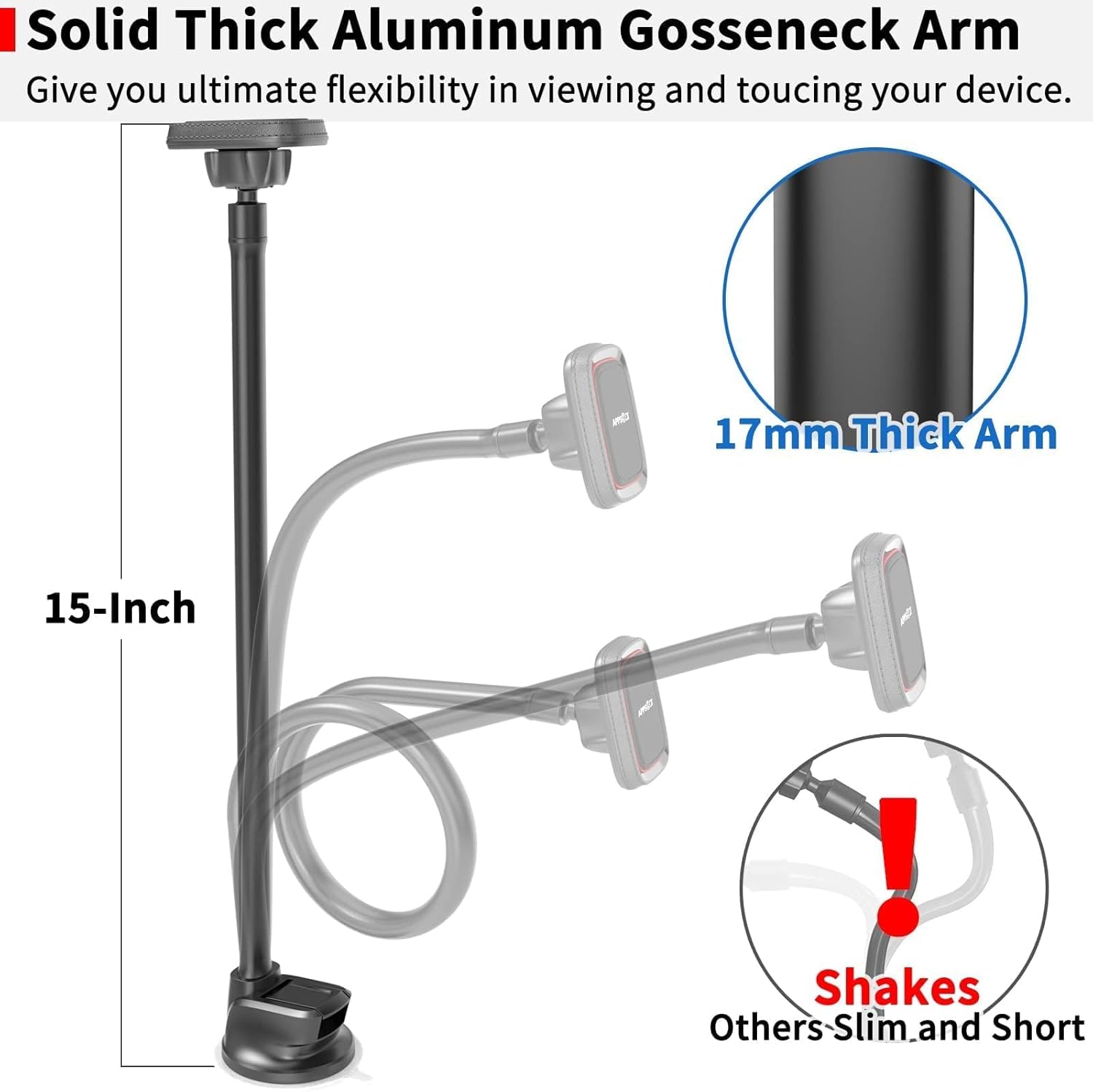 APPS2Car Magnetic Phone Car Mount,Phone Holder for Cars,Magn... - Image 4