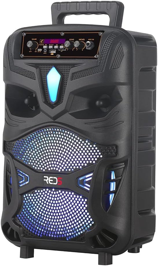 RED5 Wireless Karaoke Speaker with Microphone and LED Colour... - Image 6