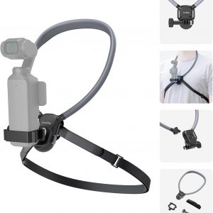 SMALLRIG Magnetic Neck Mount with Chest Strap for Action Cam…