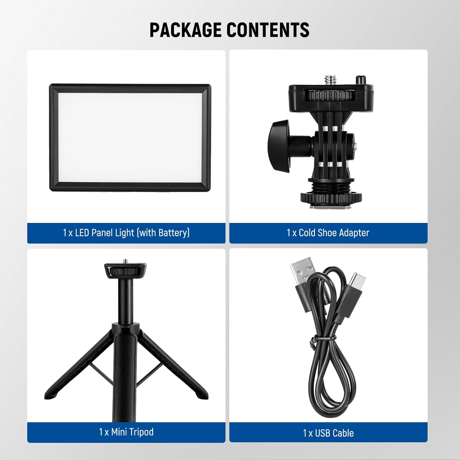 NEEWER 9" LED Video Light Panel, Dimmable DSLR Camera Soft L... - Image 9