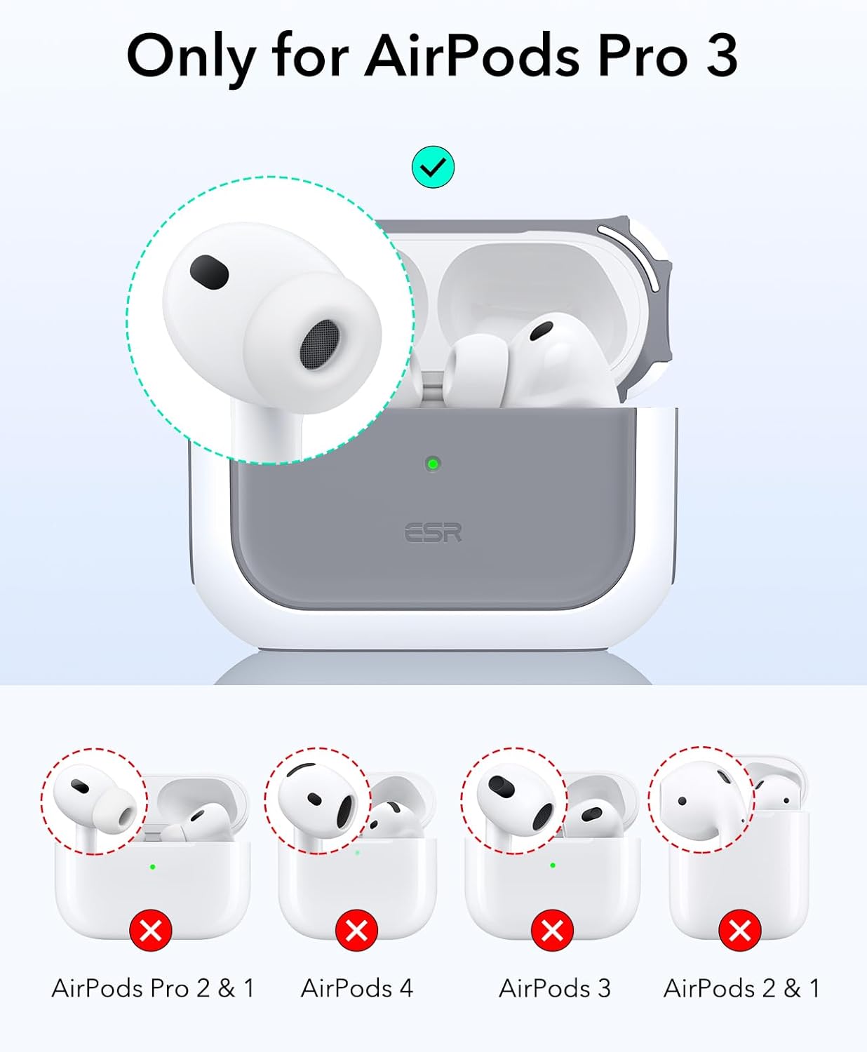 ESR for AirPods Pro 3 Case, Compatible with AirPods Pro Case... - Image 3