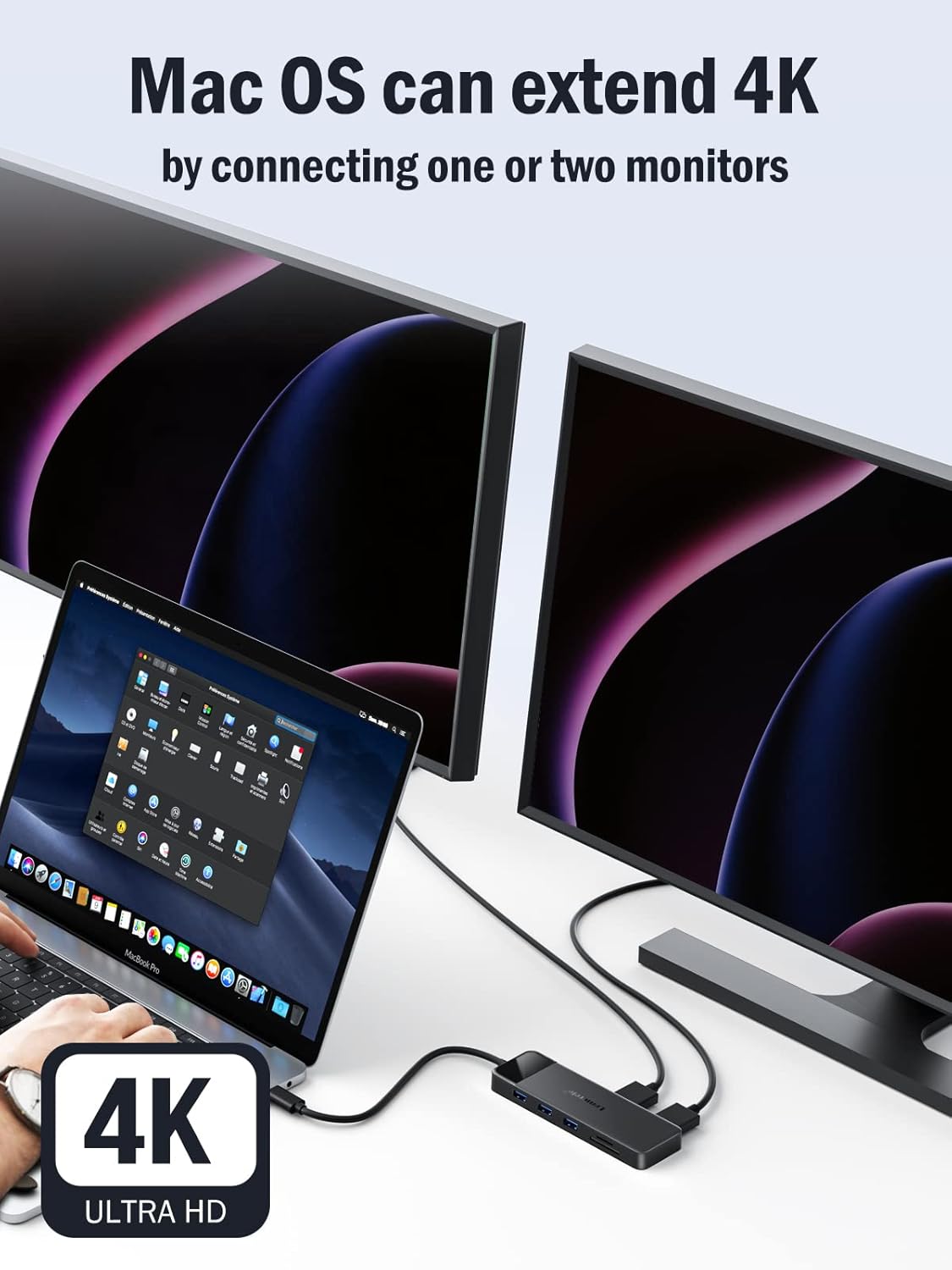 Docking Station USB C Hub 3*Display- 10 in 1, Lemorele USB C... - Image 6