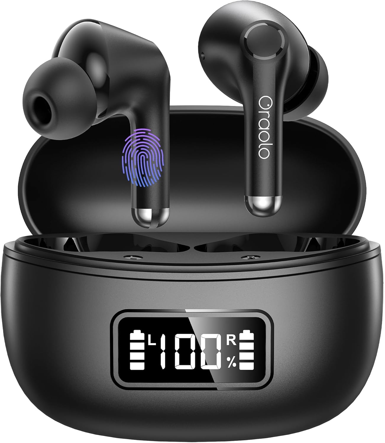 oraolo Headphones Wireless Bluetooth, Wireless Earbuds Noise... - Image 2