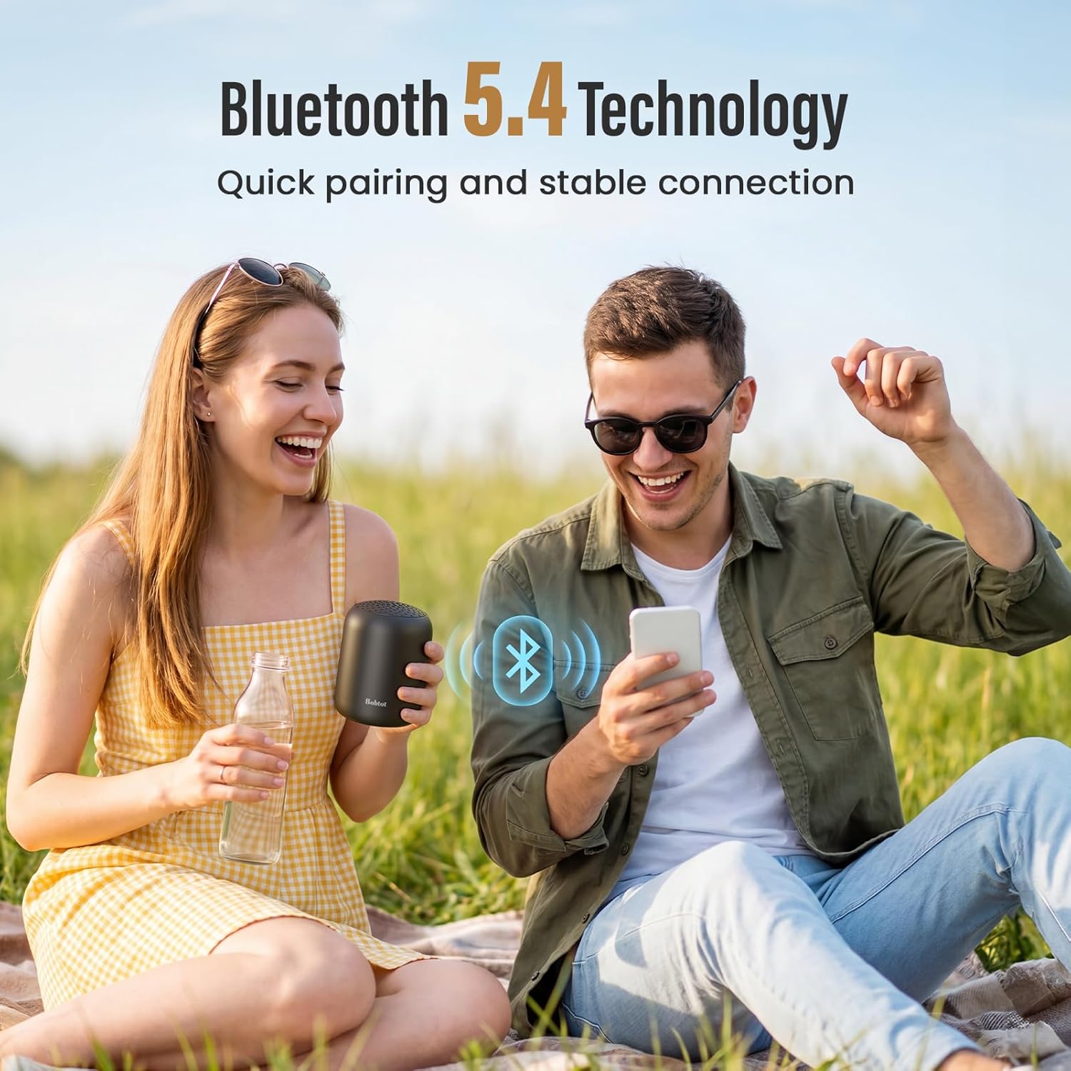 Bobtot Portable Bluetooth Speaker Wireless - Waterproof Mini... - Image 4