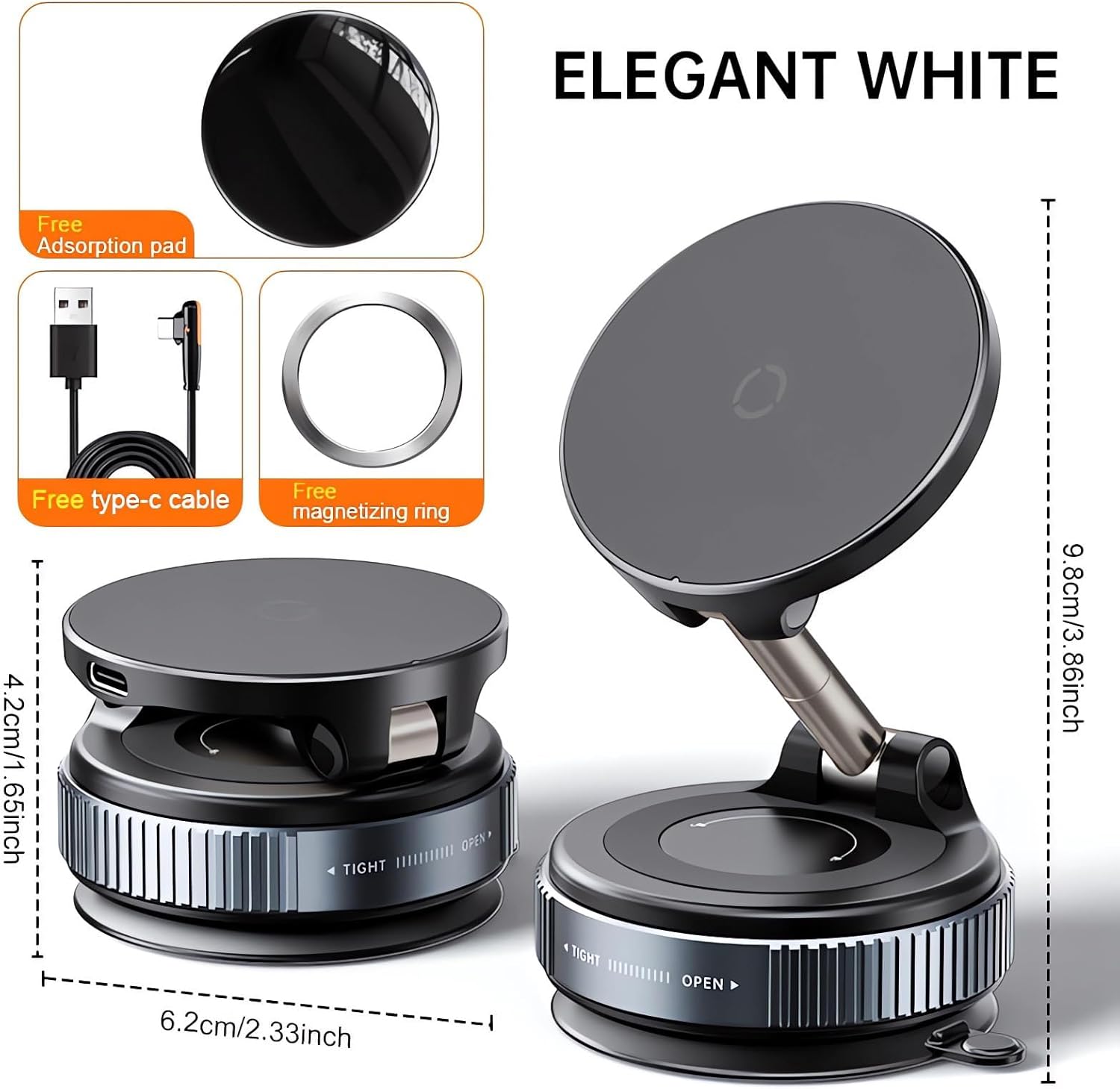 Wireless Charger Vacuum Magnetic Phone Holder for Magsafe - ... - Image 5