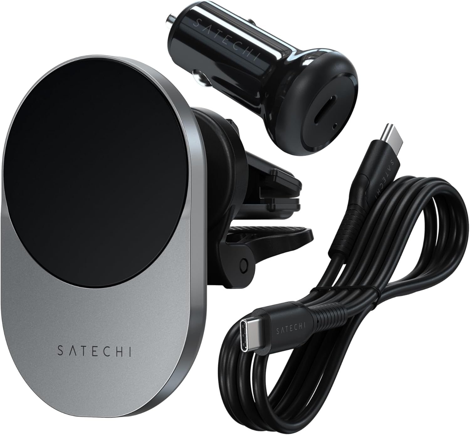 SATECHI Qi2 Wireless Car Charger, Travel Friendly Car Phone ... - Image 10