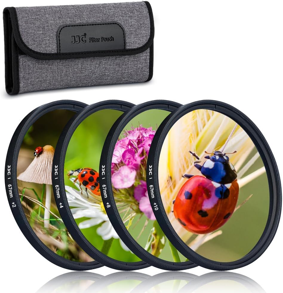 JJC 67mm Close-Up Filter Kit Macro Lens Filter (+2,+4,+8,+10... - Image 2