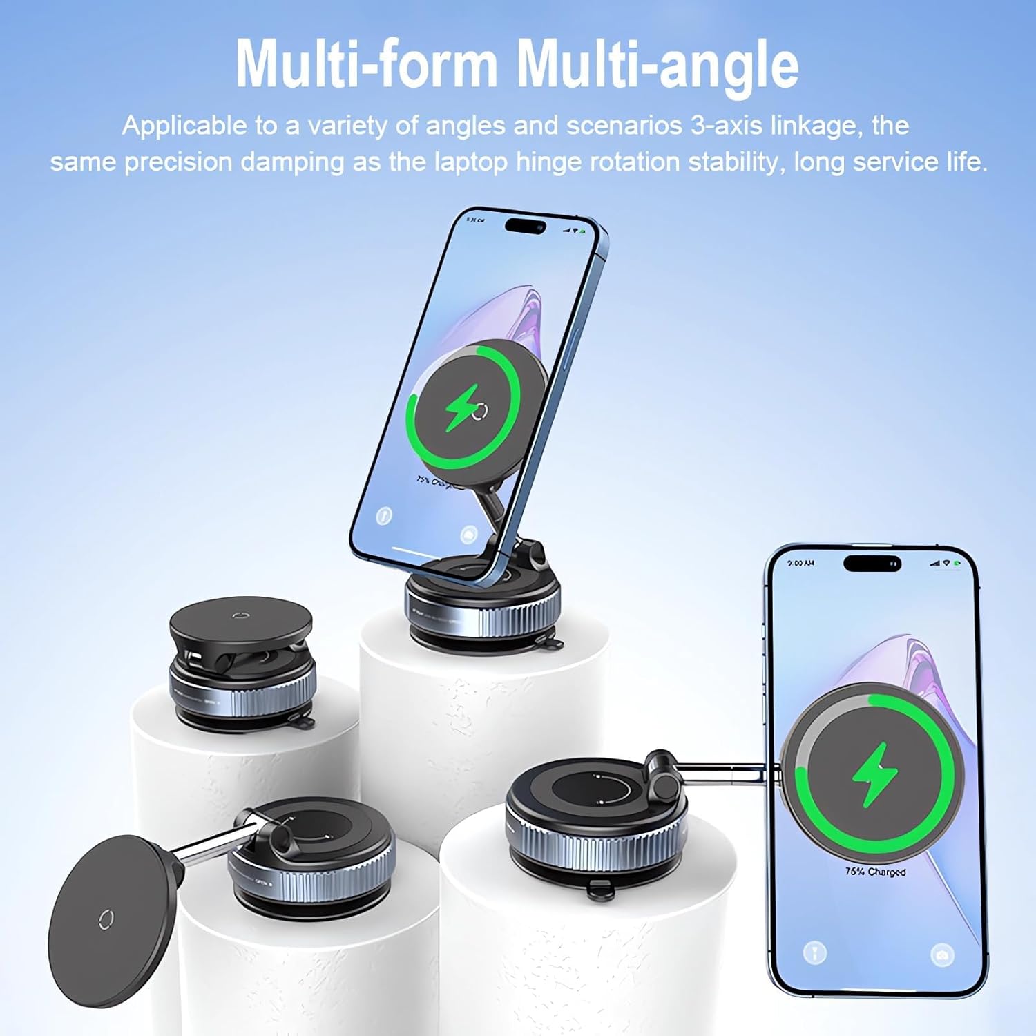 Wireless Charger Vacuum Magnetic Phone Holder for Magsafe - ... - Image 3
