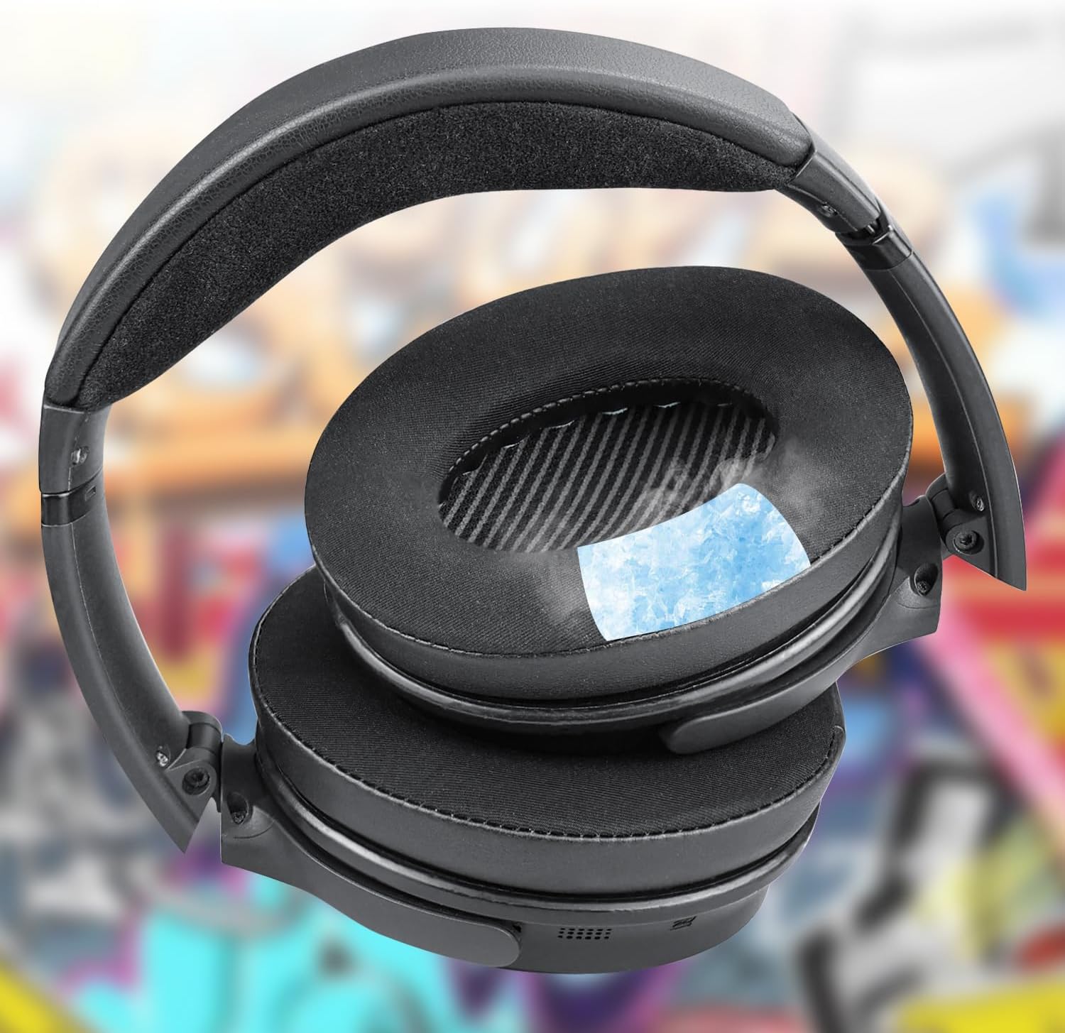 SoloWIT Cooling-Gel Ear Pads Cushions Replacement, Earpads f... - Image 4