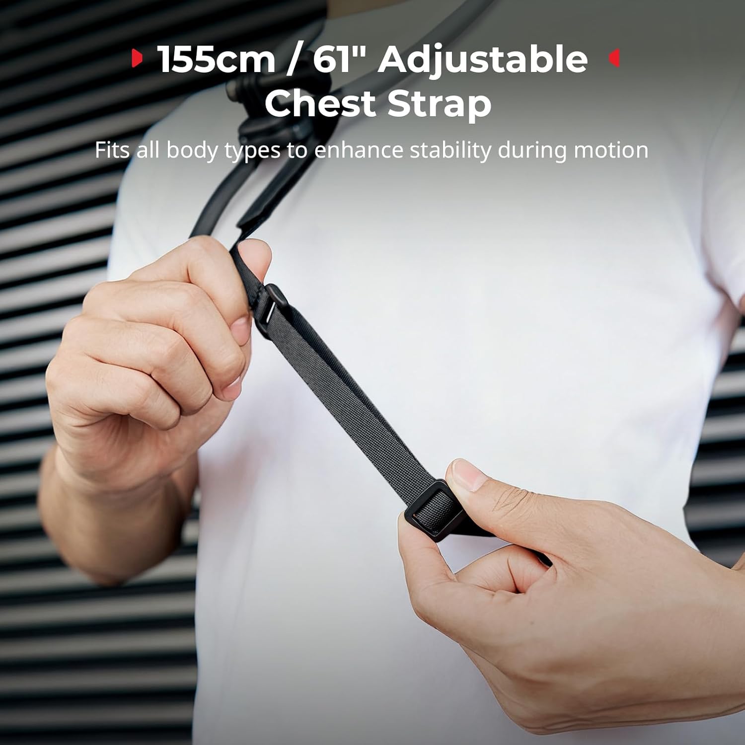 SMALLRIG Magnetic Neck Mount with Chest Strap for Action Cam... - Image 5