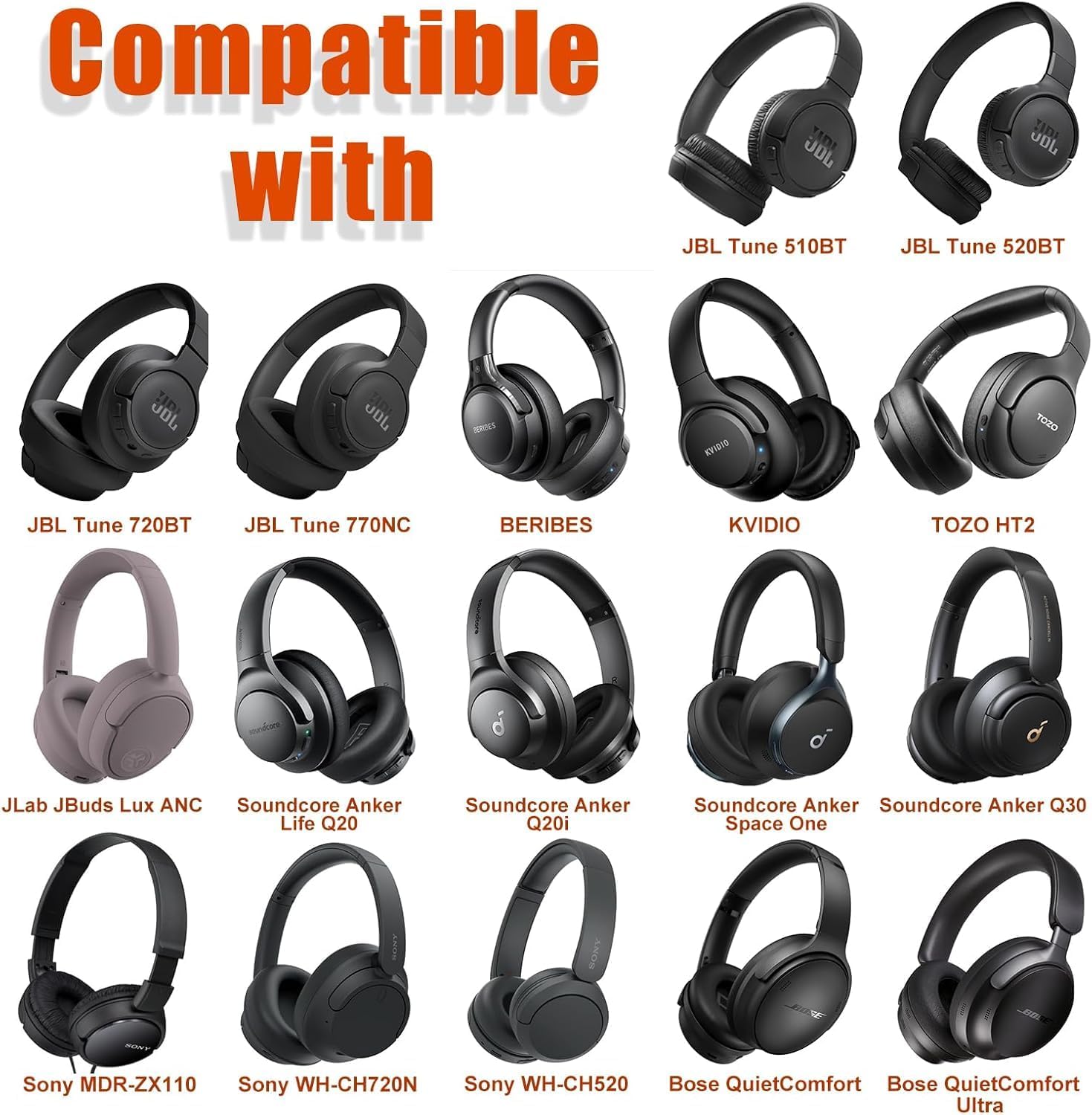 XANAD Headphone Case for Sony Soundcore Anker JBL Bose KVIDI... - Image 3
