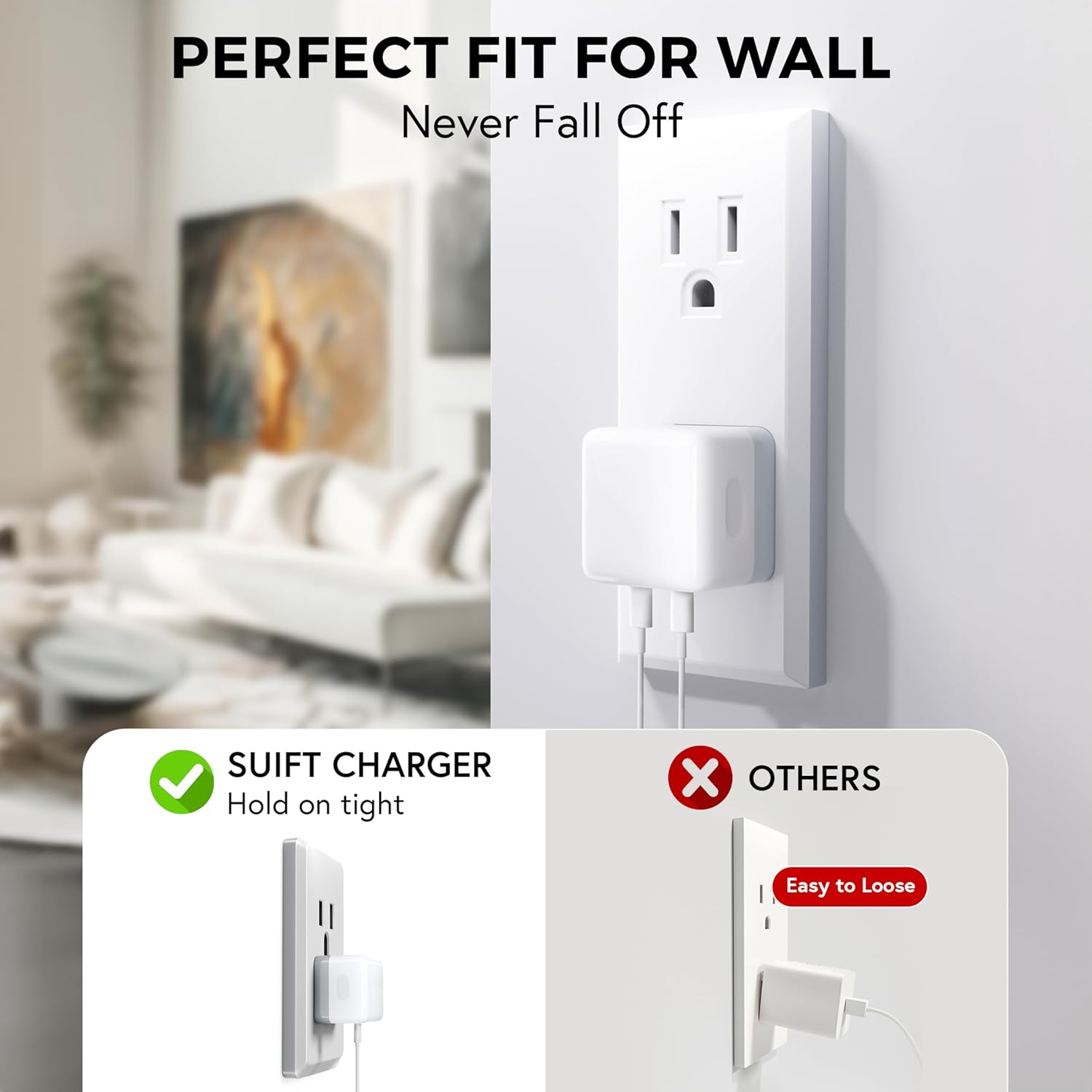 Dual USB C Plug UK, 50W Fast Charger Plug For iPhone 15 14 1... - Image 7