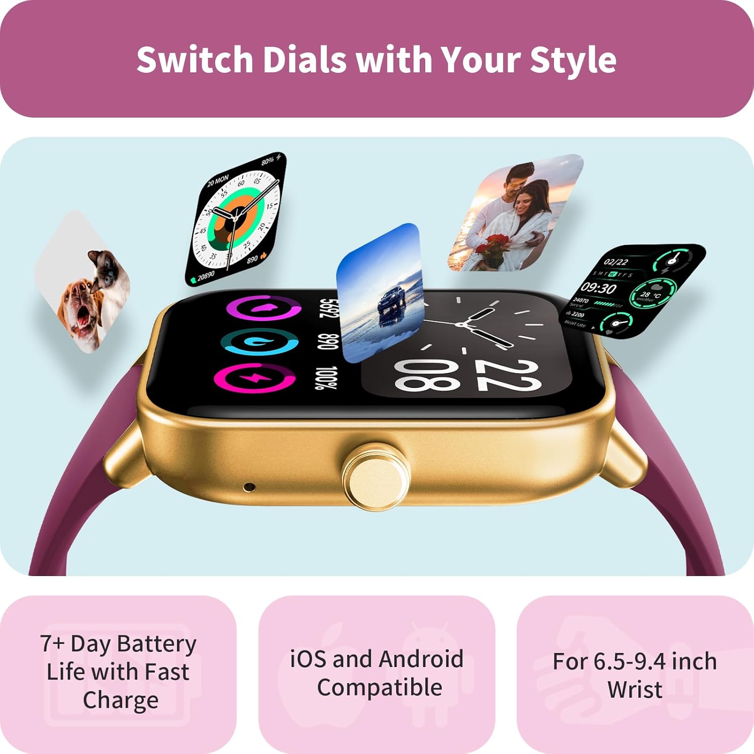 Smart Watches for Men Women, Answer/Make Calls, Smart Watche... - Image 7