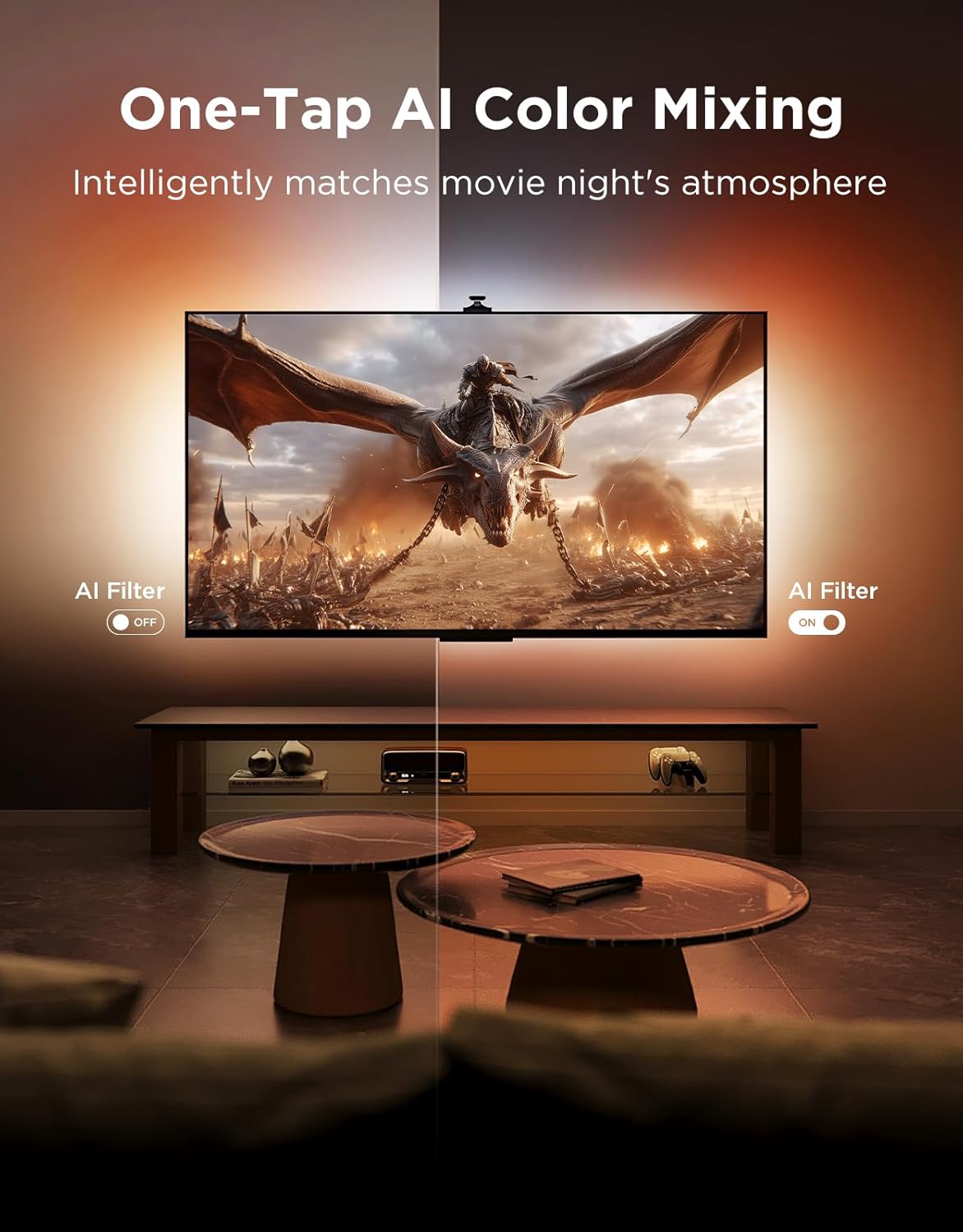 Govee TV Backlight 3 Pro with HDR Triple Camera, 5M 5-in-1 R... - Image 8