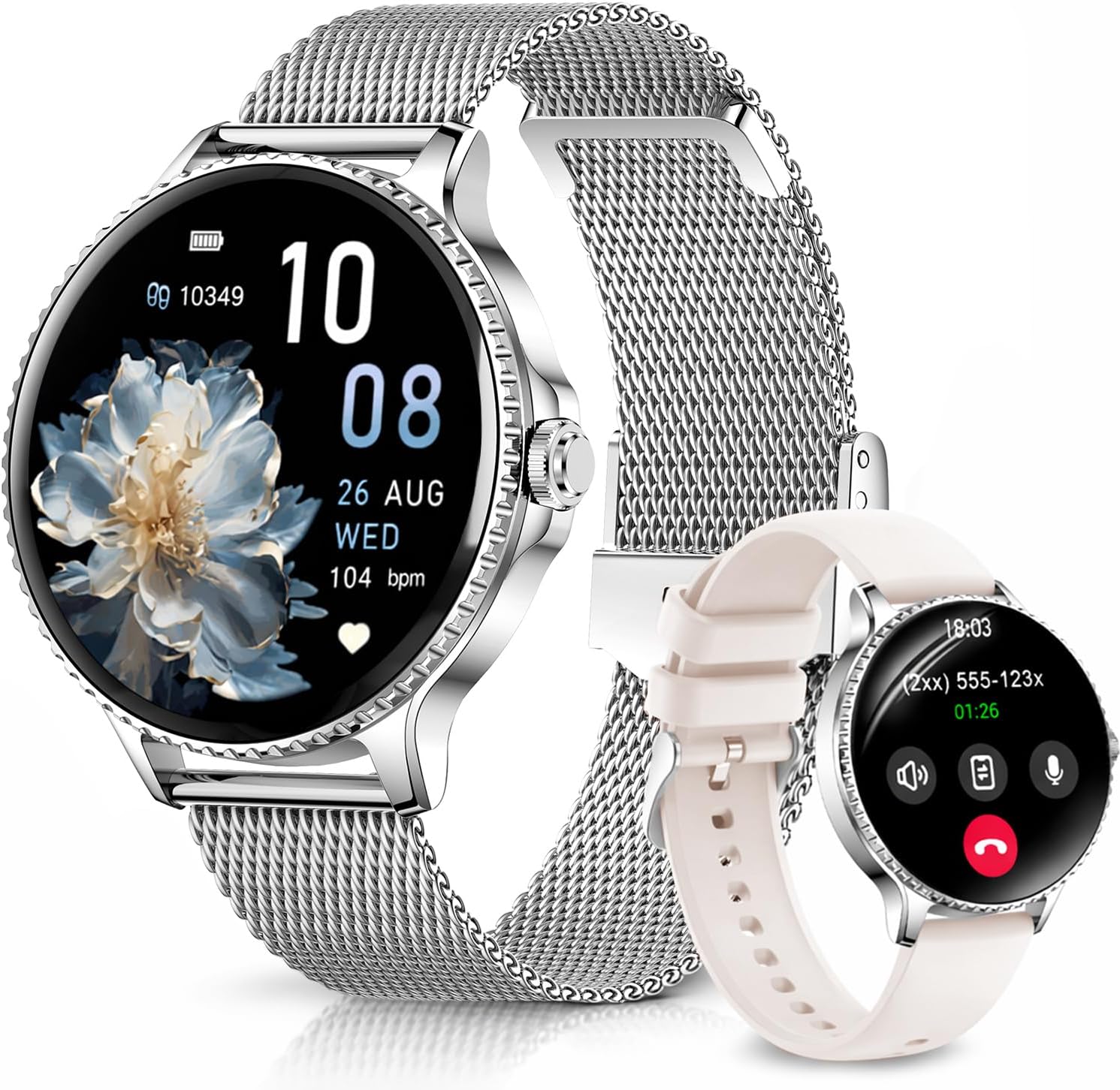 Smart Watch for Women Answer/Make Call, 1.27'' HD Fitness Wa... - Image 2