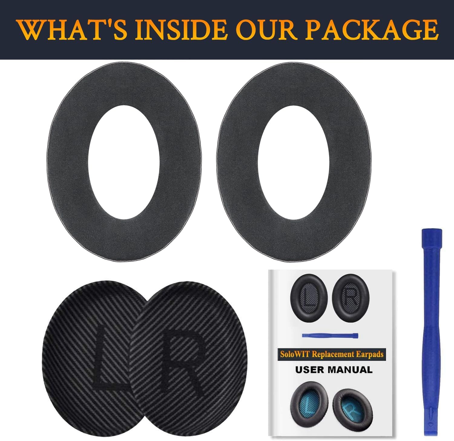 SoloWIT Cooling-Gel Ear Pads Cushions Replacement, Earpads f... - Image 9