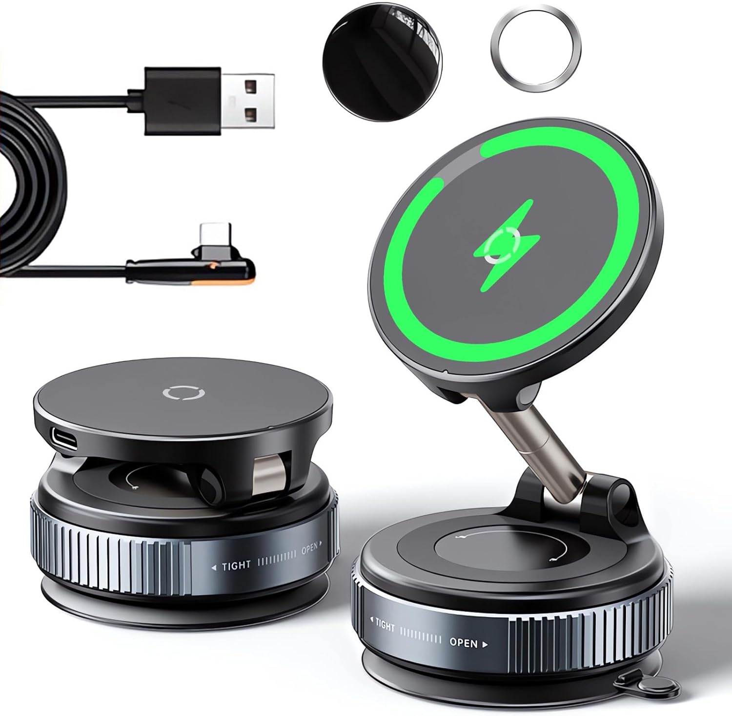 Wireless Charger Vacuum Magnetic Phone Holder for Magsafe - ... - Image 2