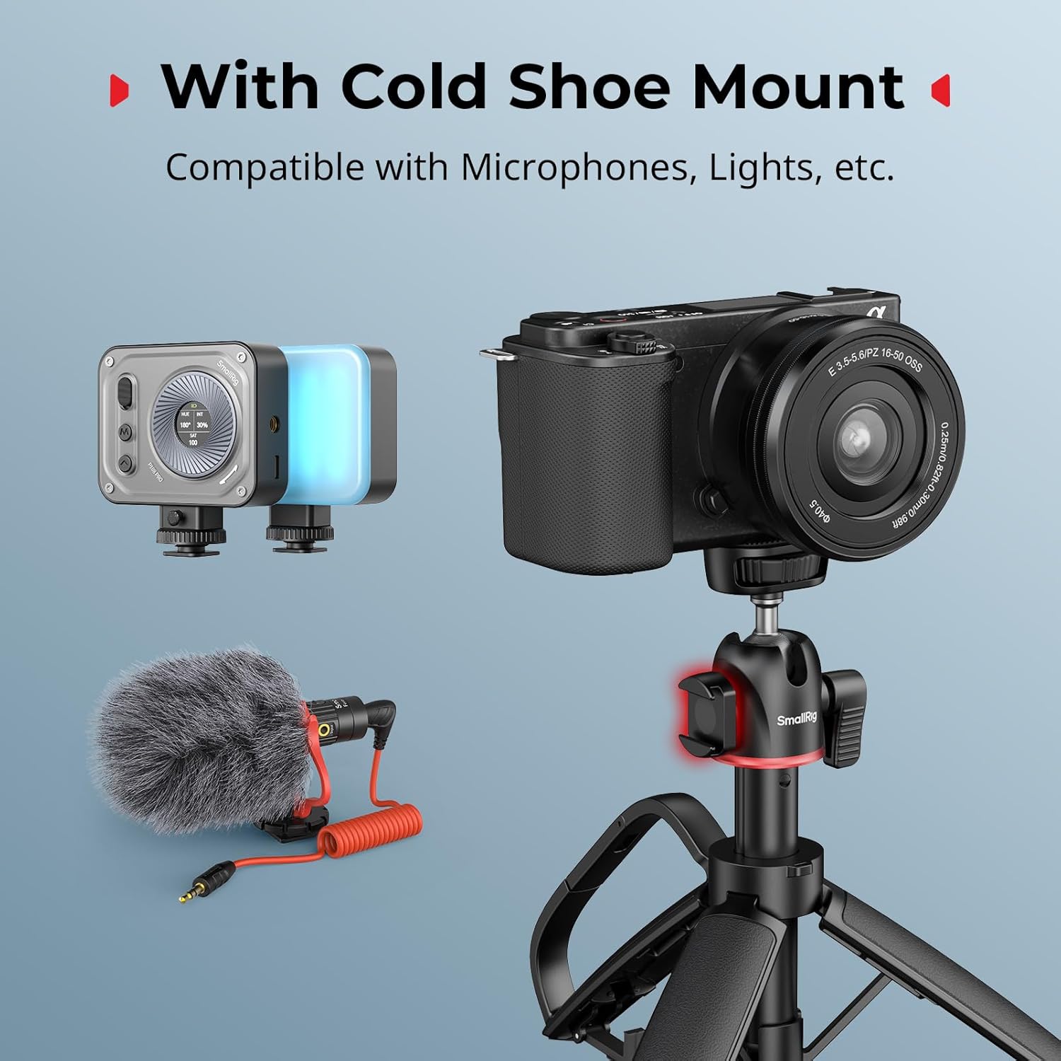 SMALLRIG Portable Mini Desktop Tripod, Tabletop Tripod in Ca... - Image 7