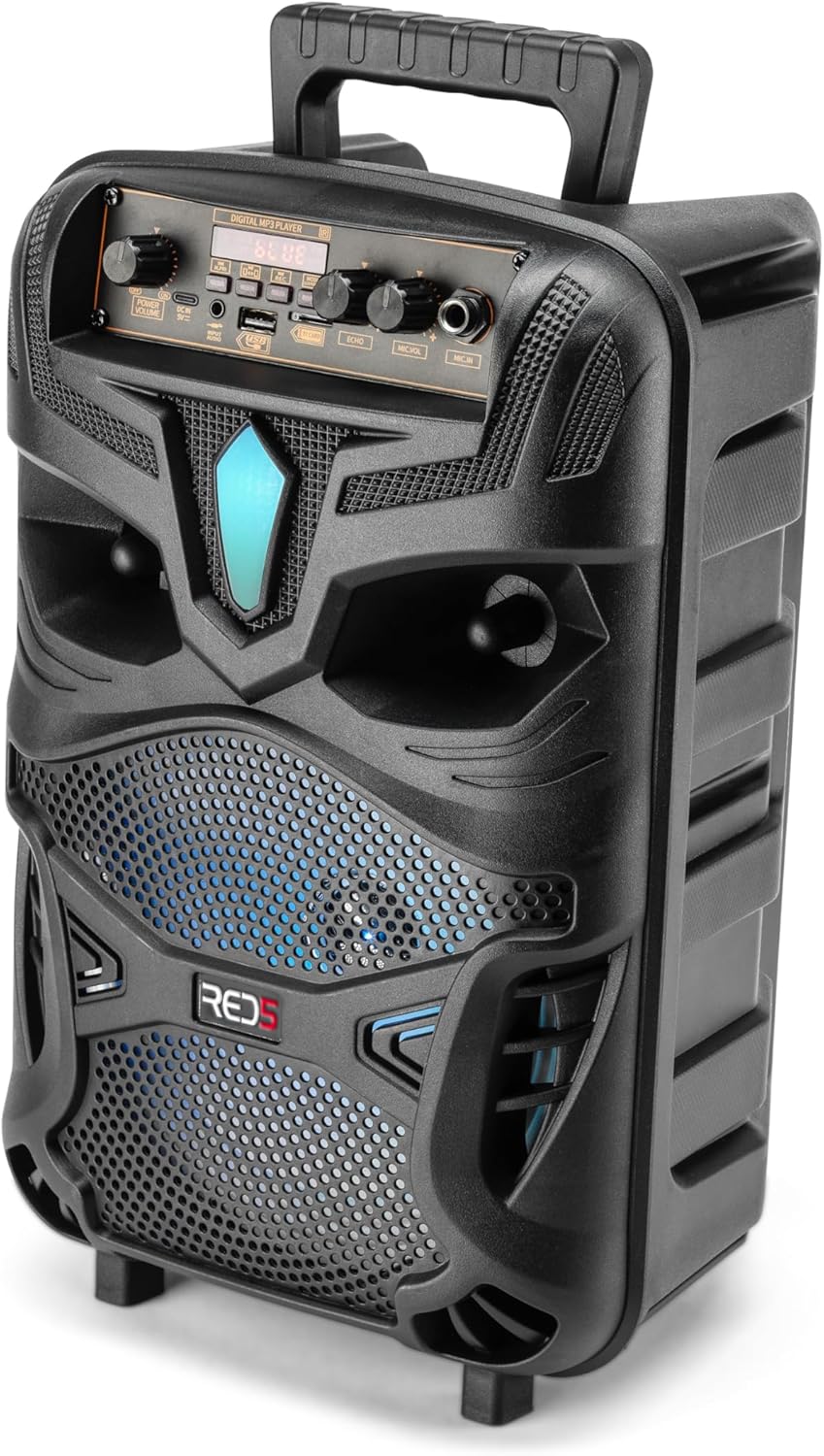 RED5 Wireless Karaoke Speaker with Microphone and LED Colour... - Image 7