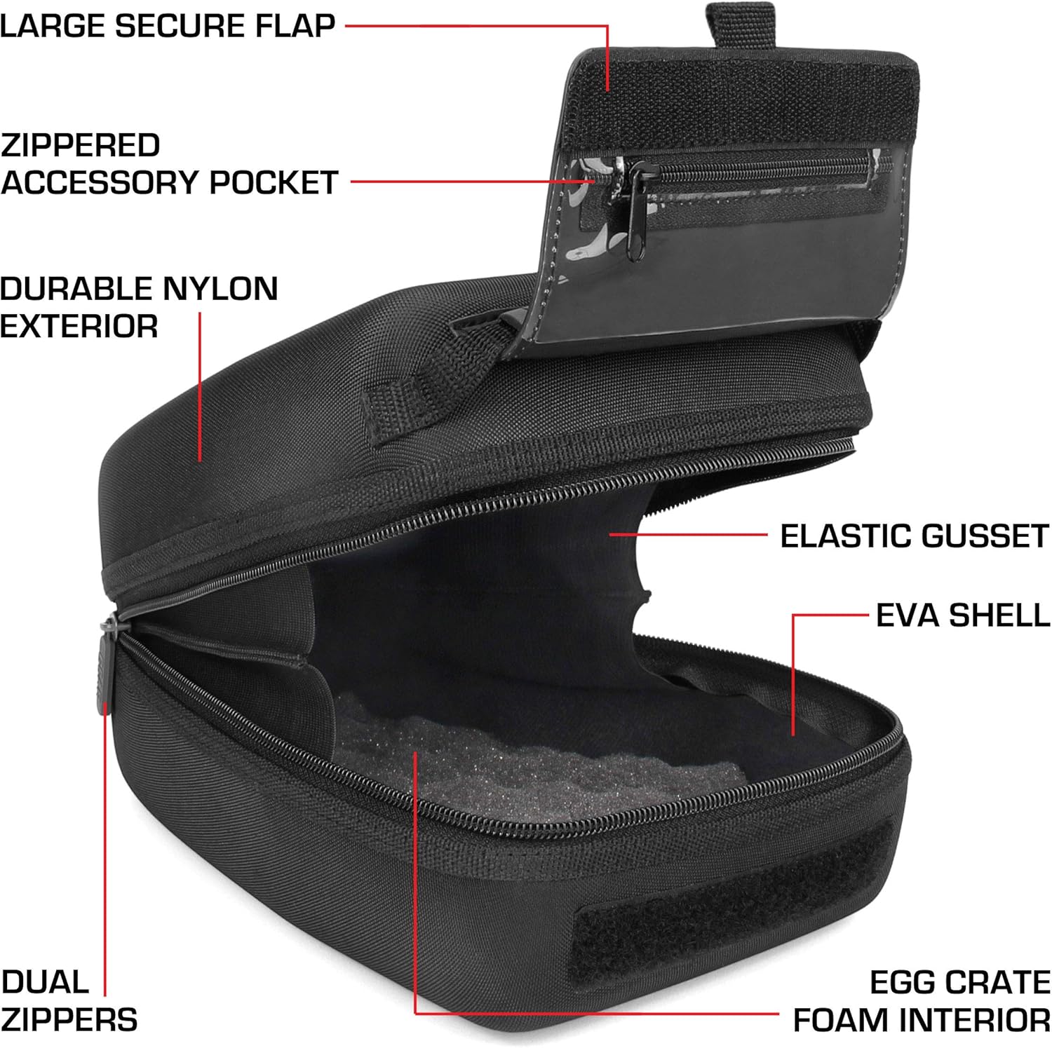 USA Gear Quick Access DSLR Hard Shell Camera and Zoom Lens C... - Image 5