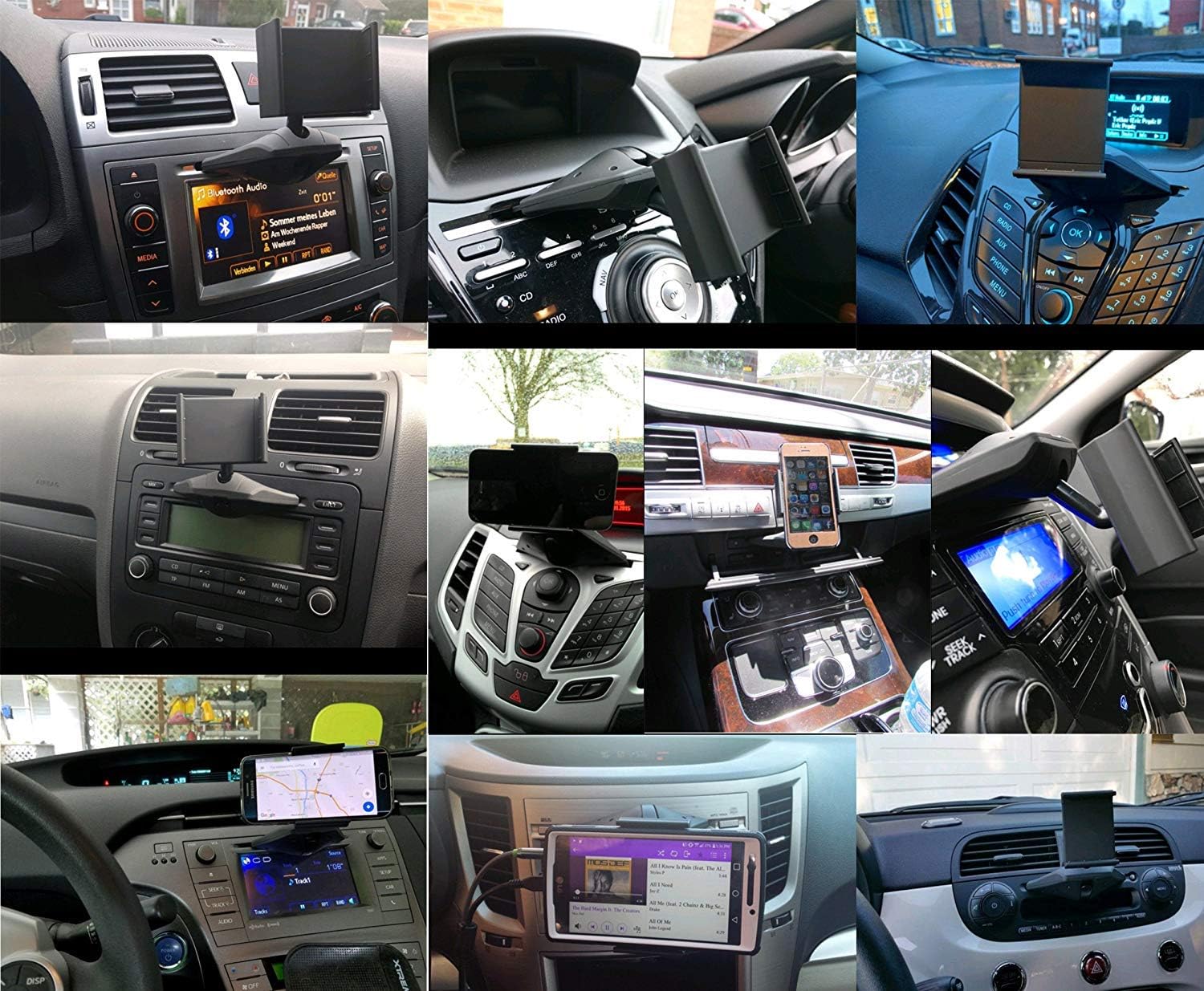 CD Slot Car Phone Holder, Secure Sat Nav Cradle for Daily Co... - Image 9