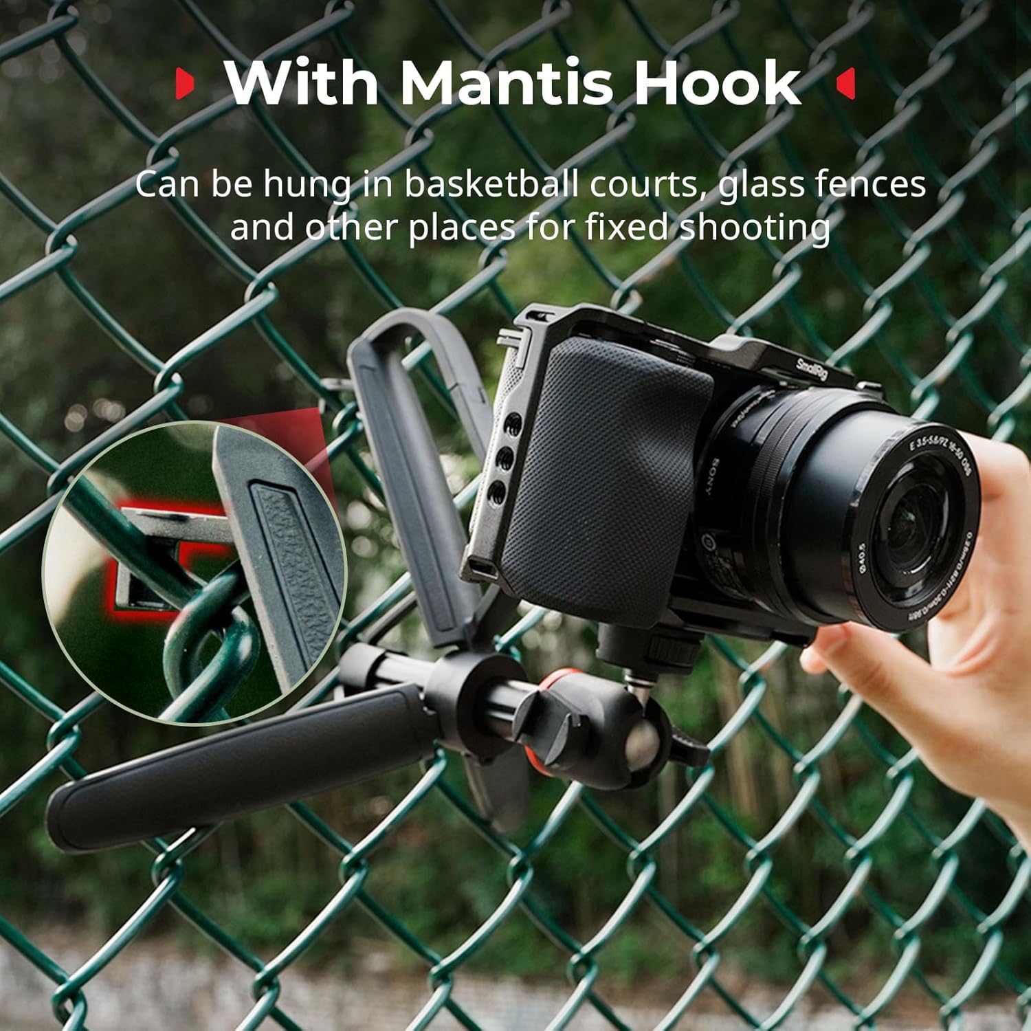SMALLRIG Portable Mini Desktop Tripod, Tabletop Tripod in Ca... - Image 3