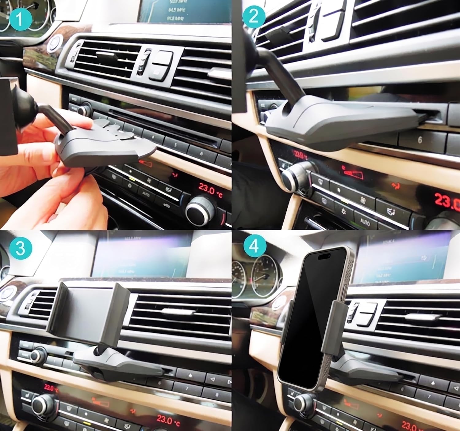 CD Slot Car Phone Holder, Secure Sat Nav Cradle for Daily Co... - Image 8