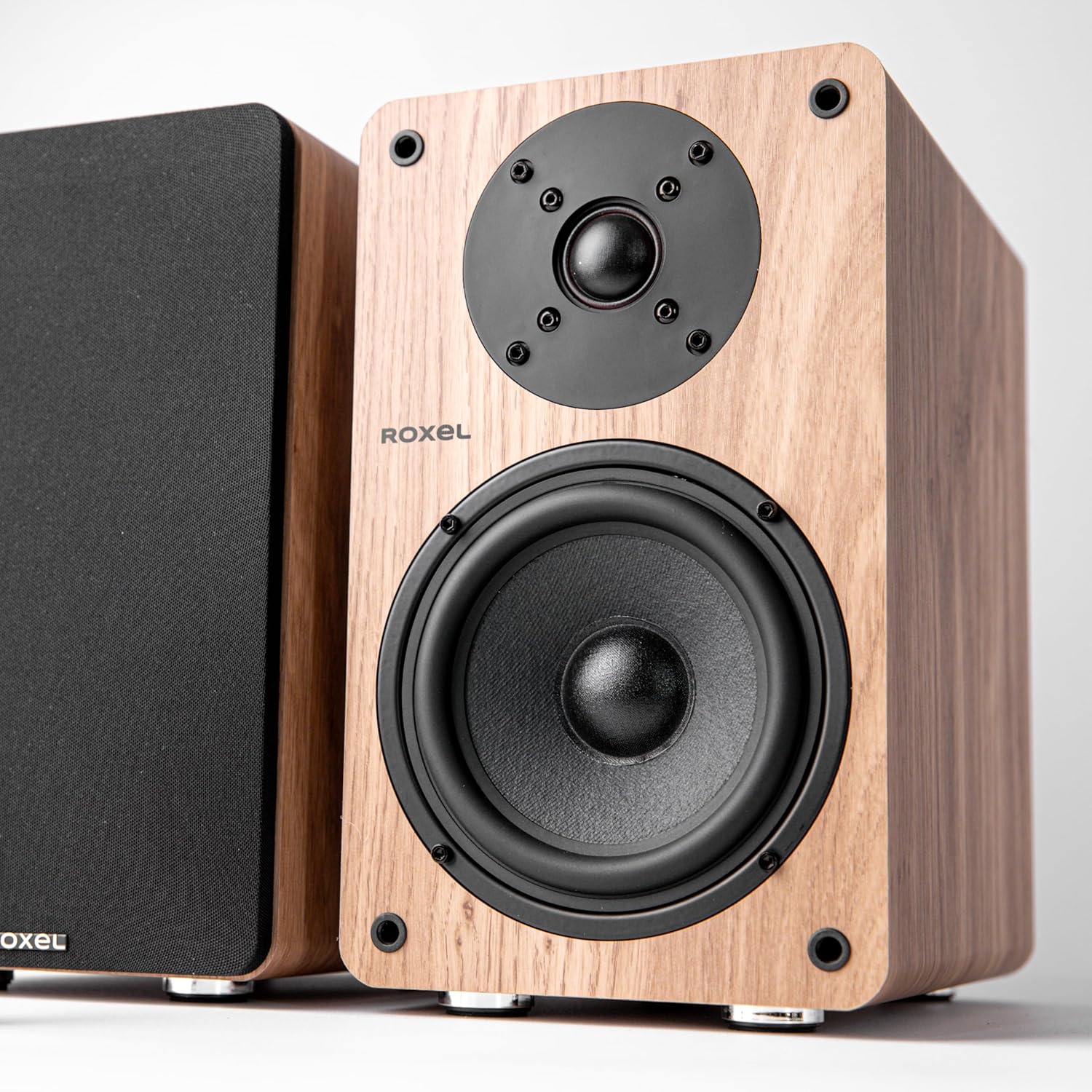 Roxel Onyx Active Bookshelf Speakers, 100-Watt RMS Power, Wi... - Image 4