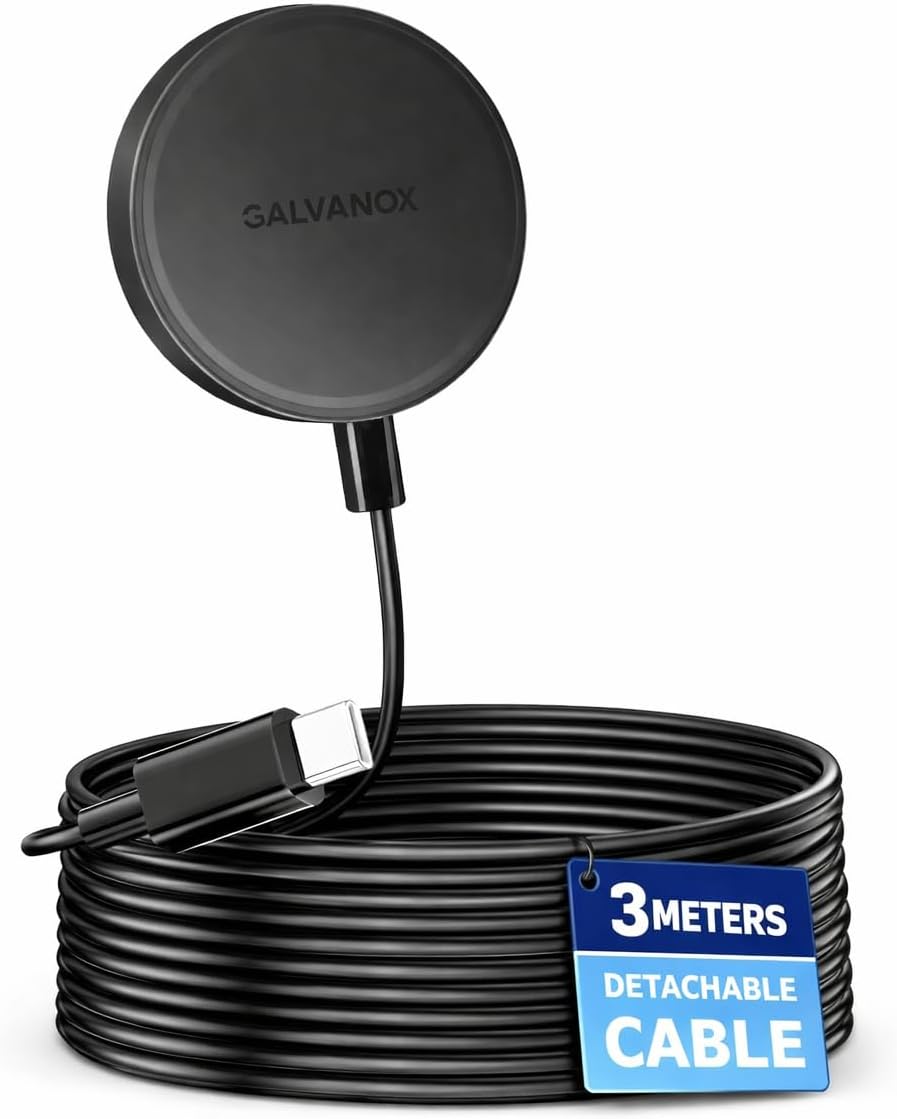 Galvanox Stick-On Magnetic Wireless Charger, Compatible with... - Image 2