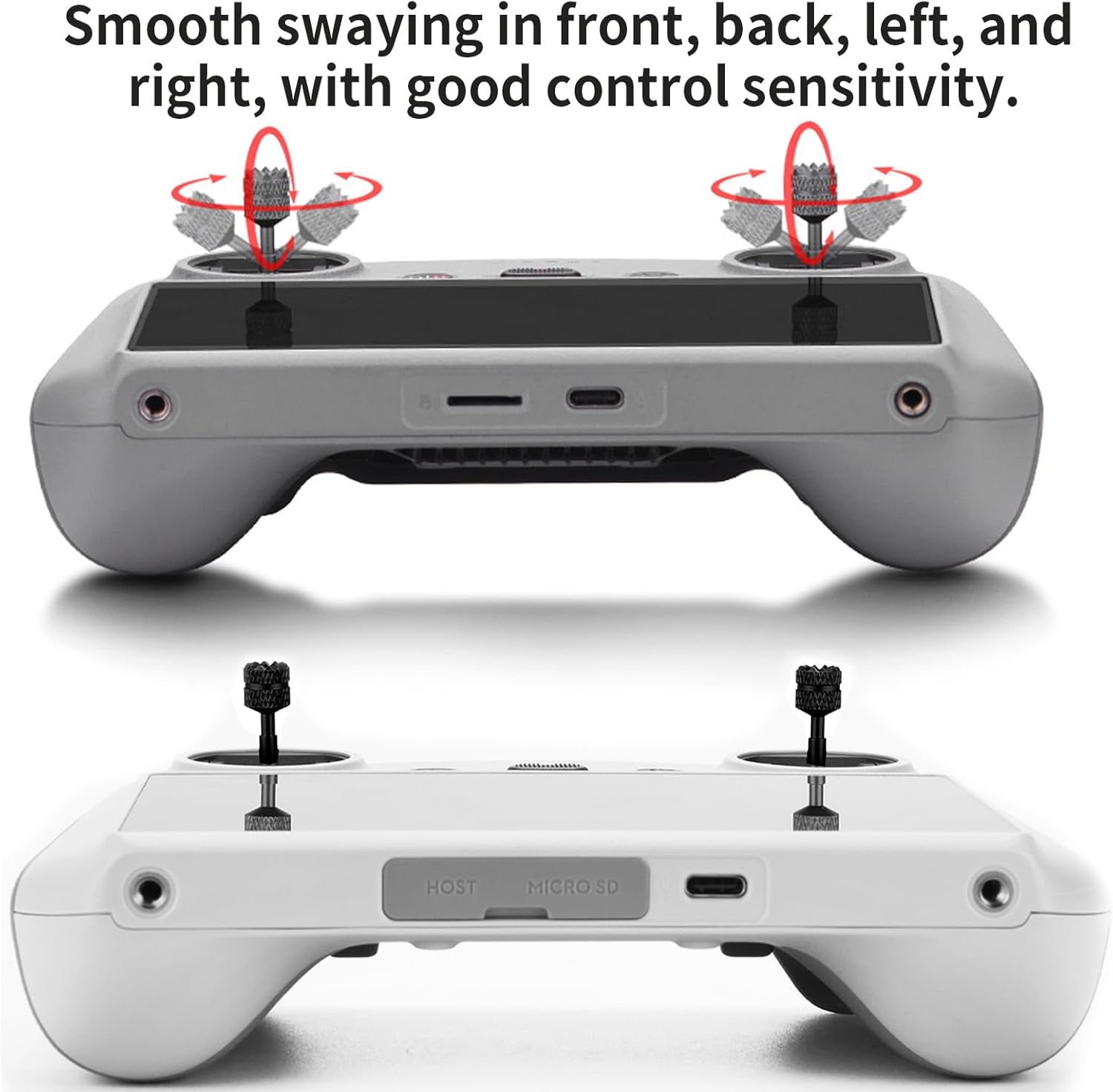 4 Pcs Drone Control Sticks, Aluminum Alloy Joysticks Compati... - Image 3