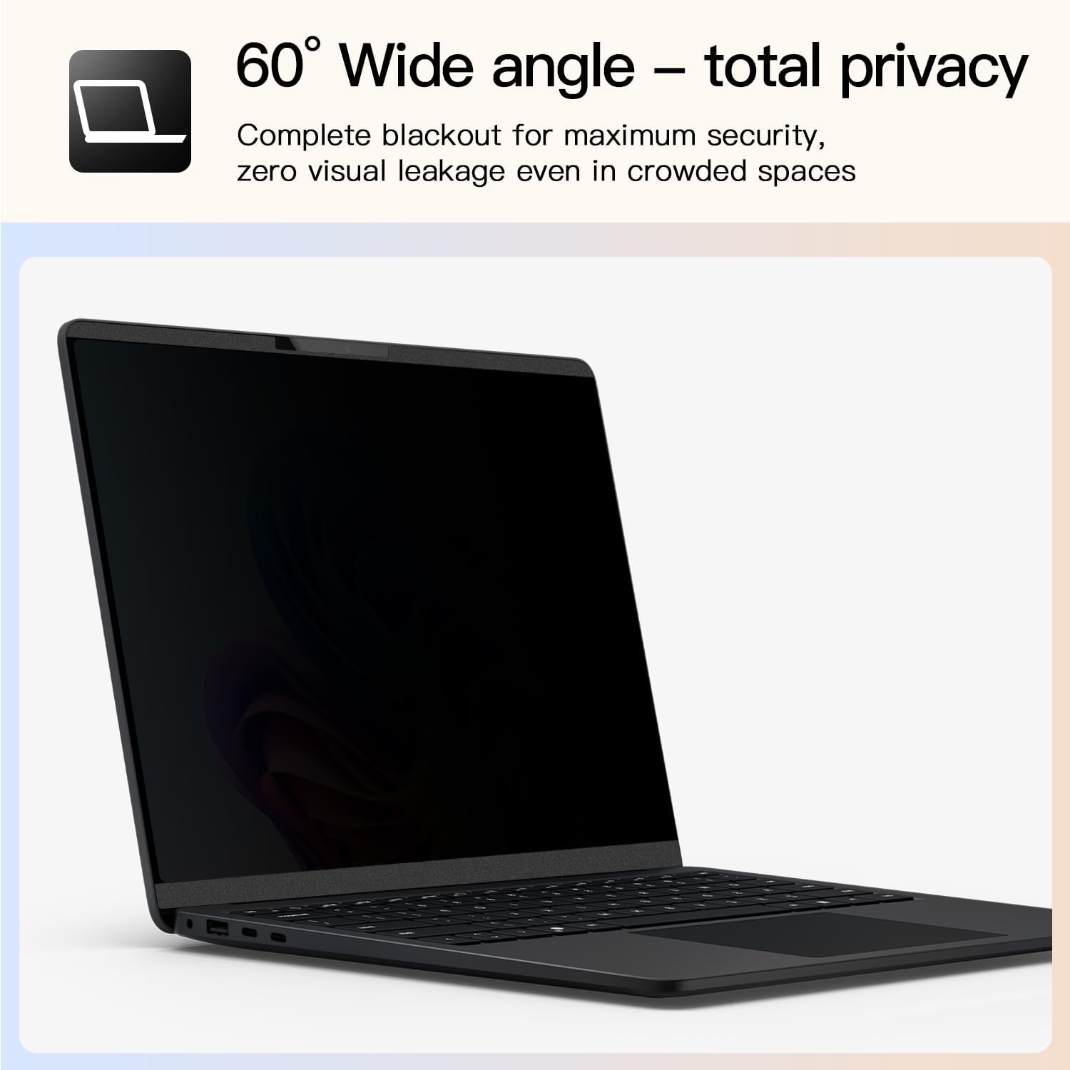 ZOEGAA Magnetic Surface 13.8 Privacy Screen,Removable Toucha... - Image 6