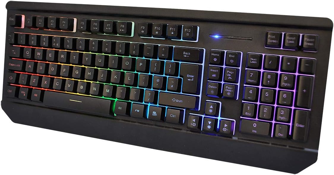 Gaming Keyboard (UK Layout) CiT Blade Rainbow Wired Keyboard... - Image 5