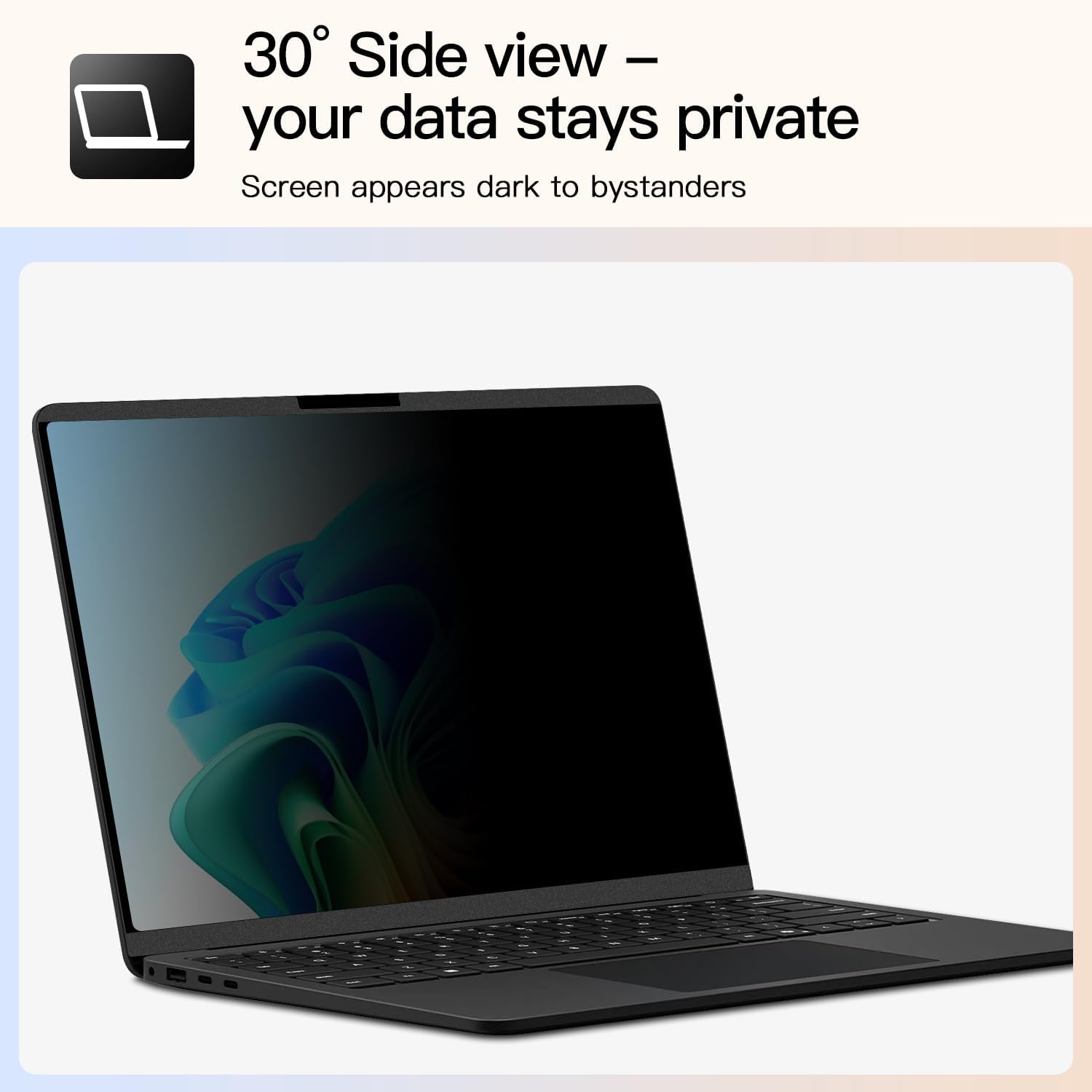 ZOEGAA Magnetic Surface 13.8 Privacy Screen,Removable Toucha... - Image 5