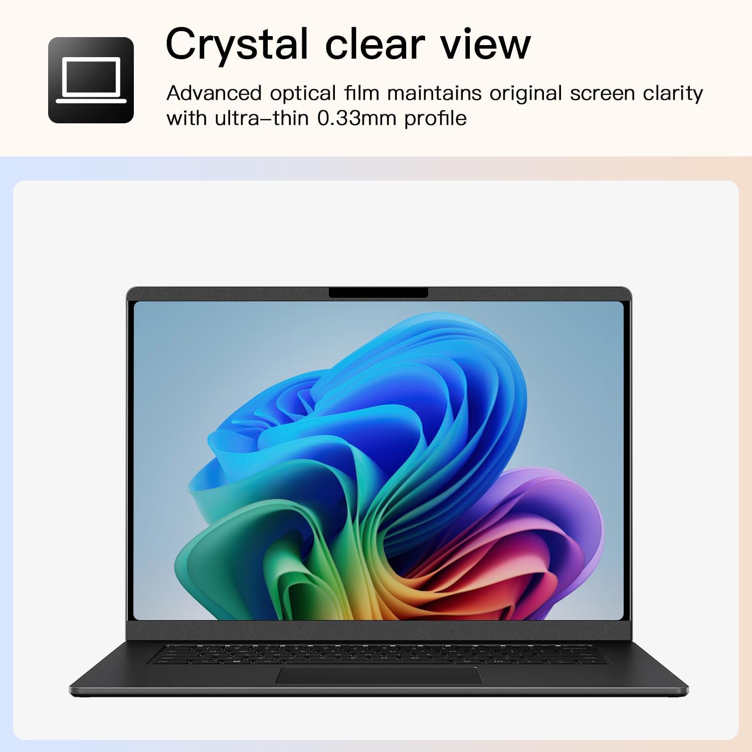 ZOEGAA Magnetic Surface 13.8 Privacy Screen,Removable Toucha... - Image 4