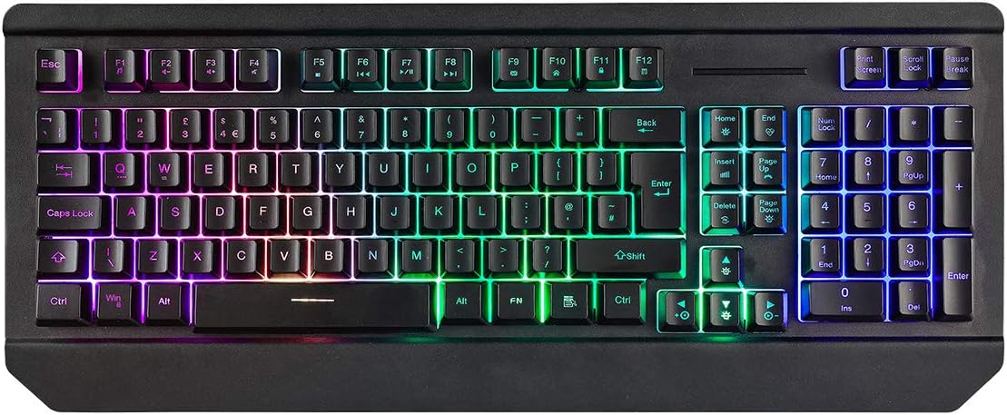Gaming Keyboard (UK Layout) CiT Blade Rainbow Wired Keyboard... - Image 4
