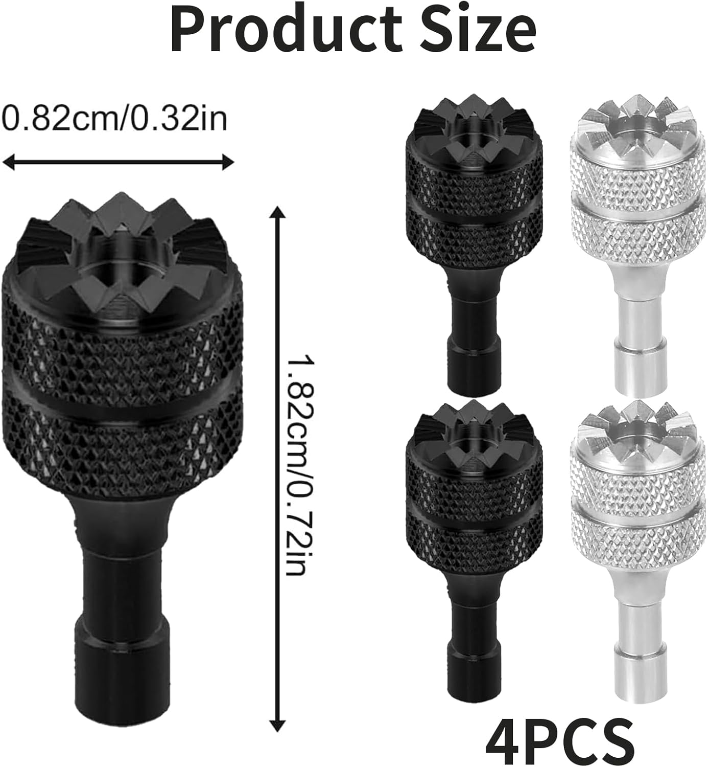 4 Pcs Drone Control Sticks, Aluminum Alloy Joysticks Compati... - Image 2