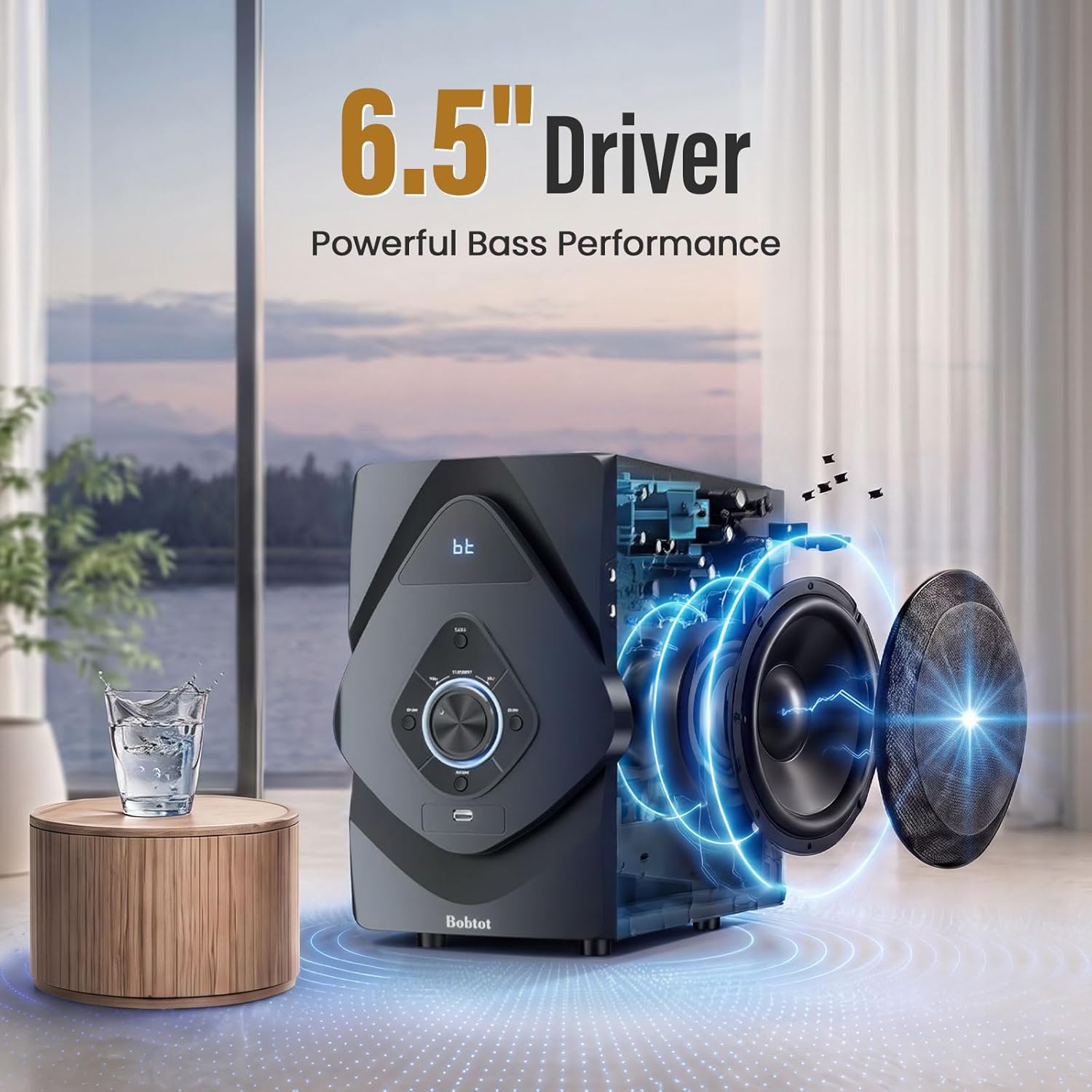 Bobtot Home Theater System Wireless Rear Satellite Speakers ... - Image 4