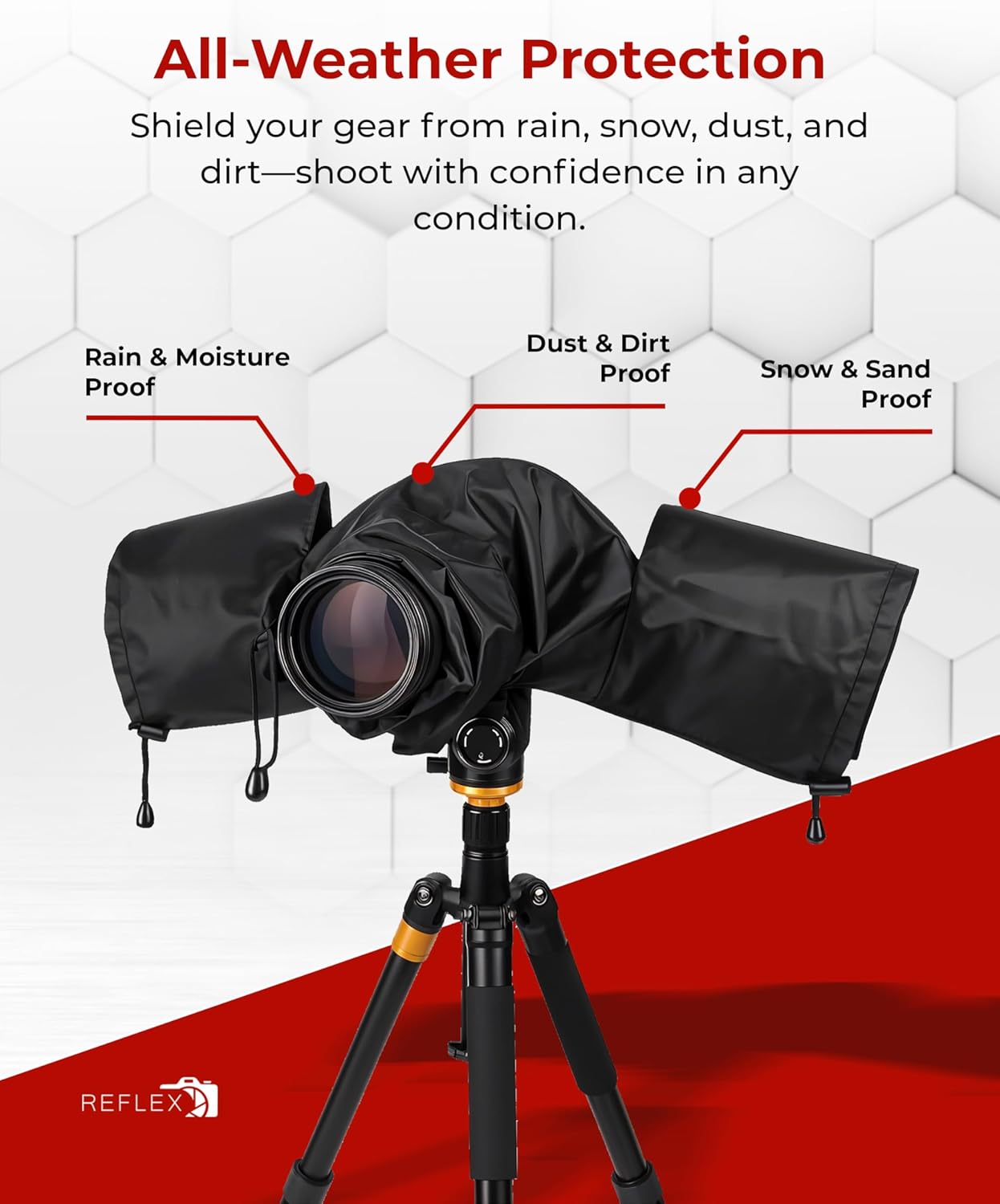 Universal Waterproof Camera Rain Cover with Drawstring Sleev... - Image 5