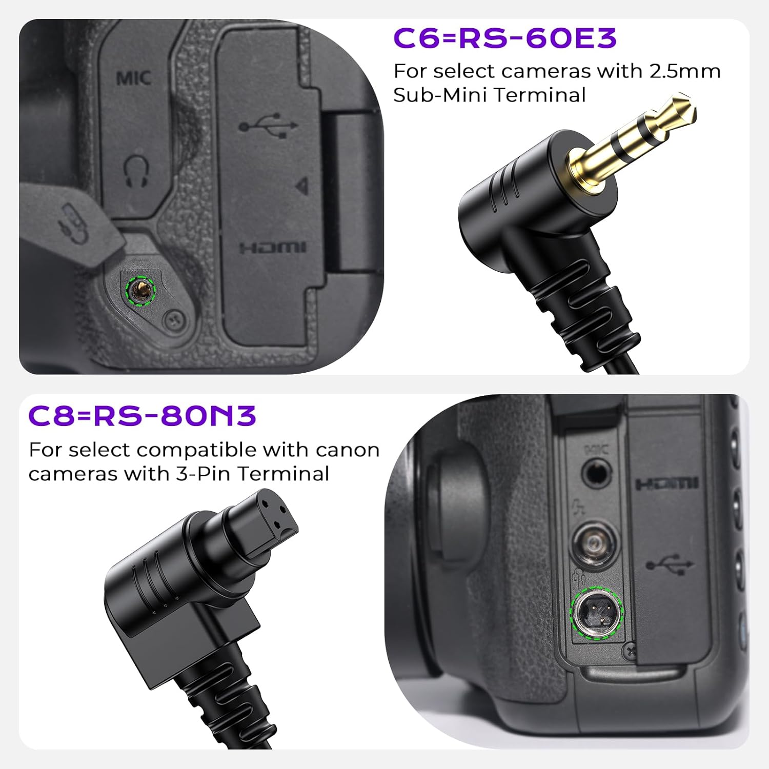 for Canon Rechargeable Camera Remote Shutter Release - AODEL... - Image 9