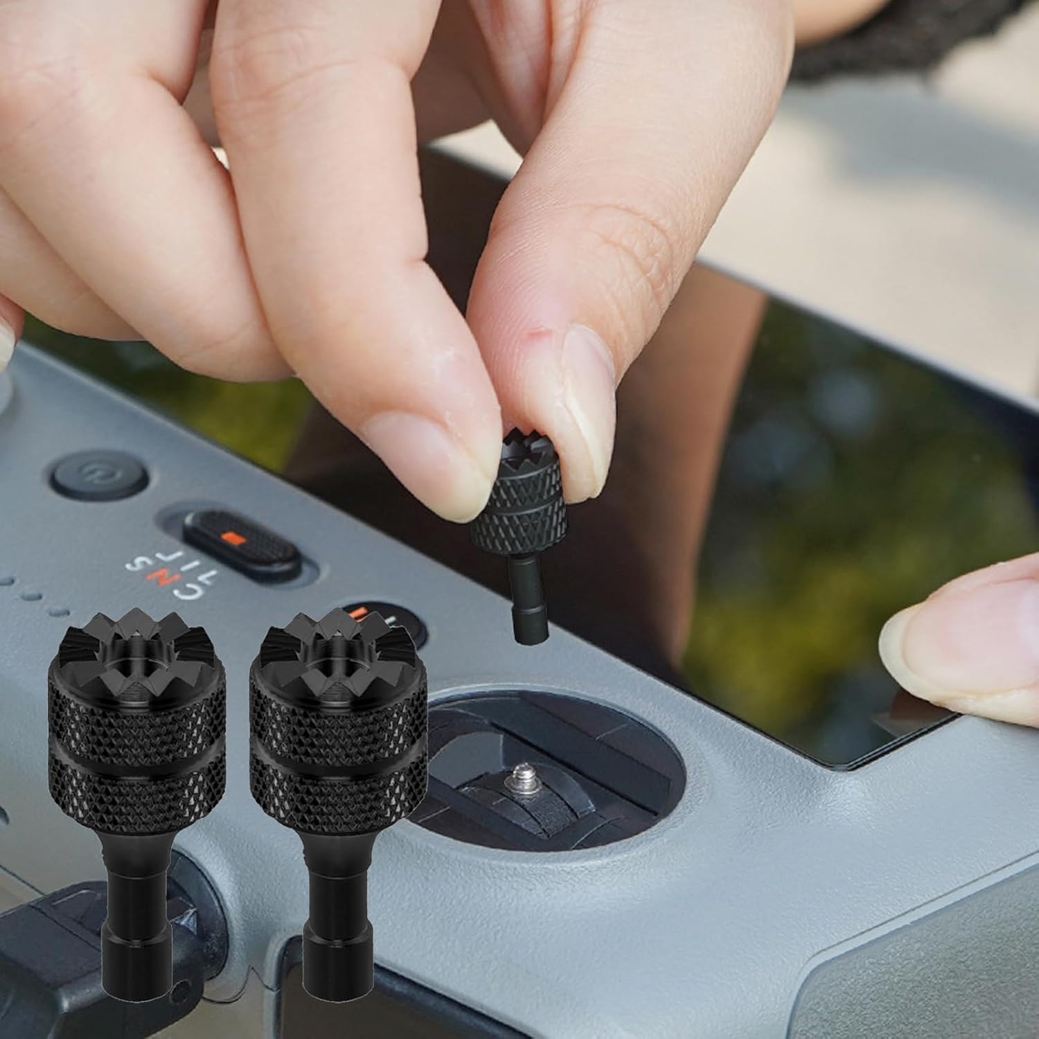 4 Pcs Drone Control Sticks, Aluminum Alloy Joysticks Compati... - Image 5