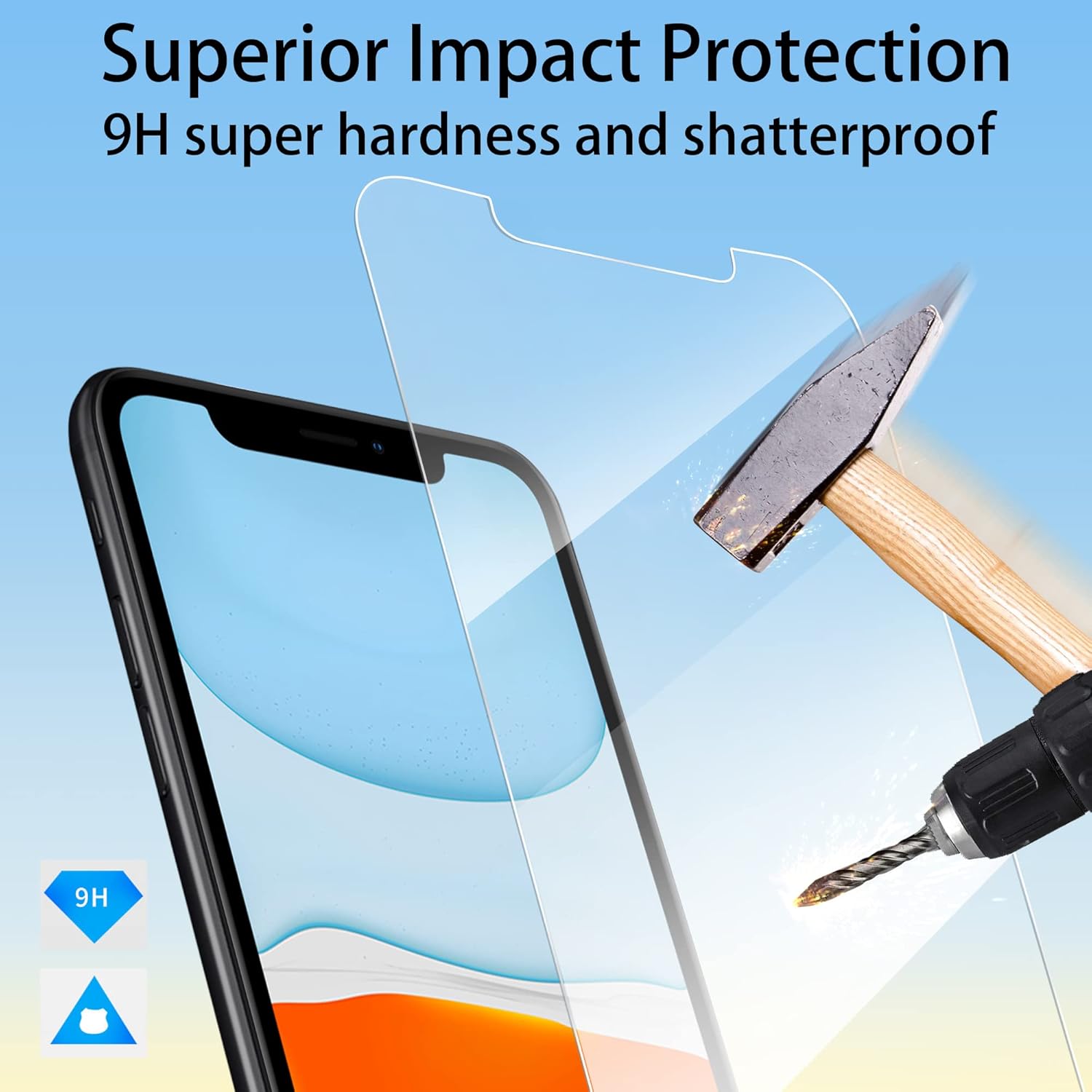 4youquality [4-Pack Screen Protector for iPhone 11 and iPhon... - Image 6